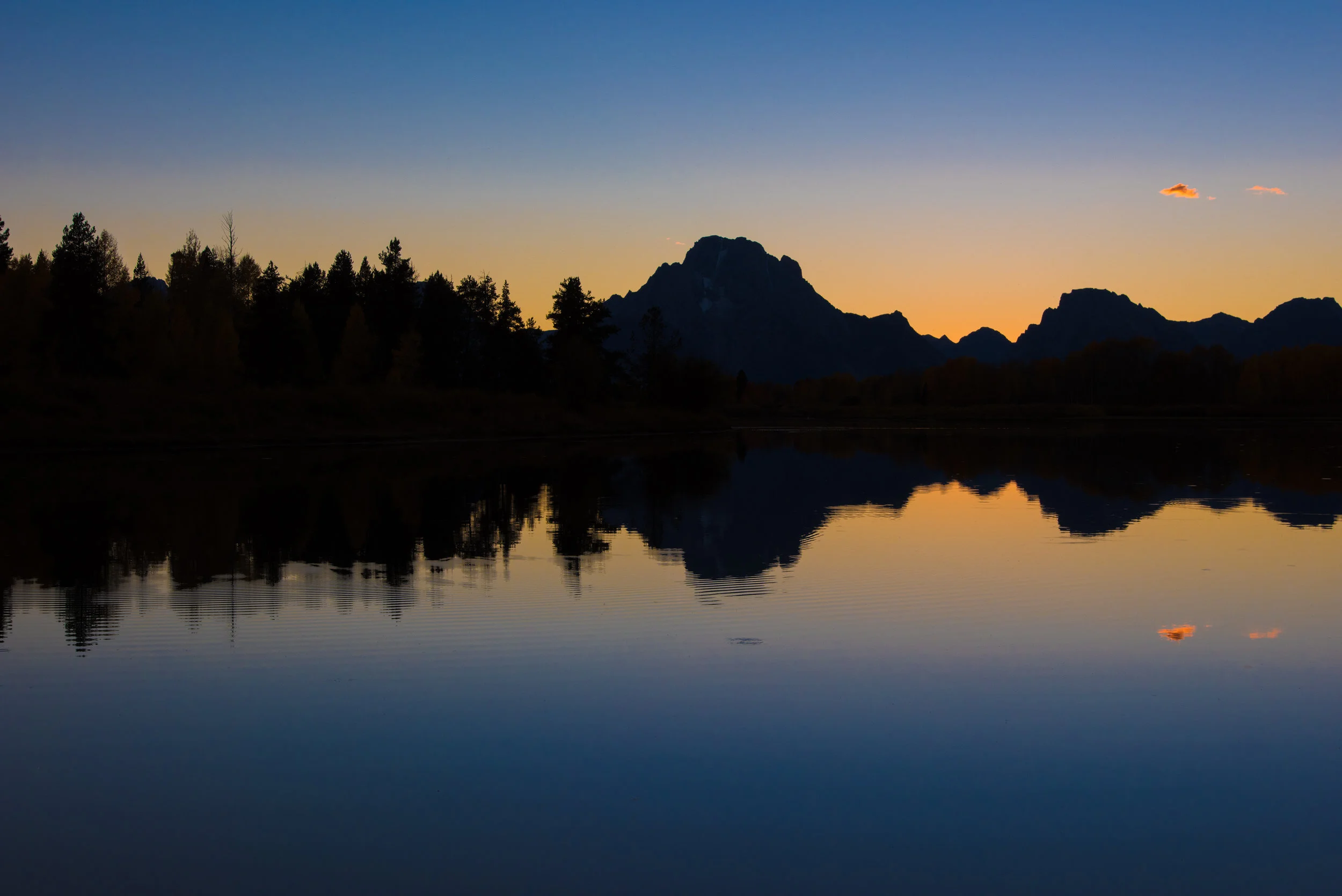 Oxbow Bend Sunset