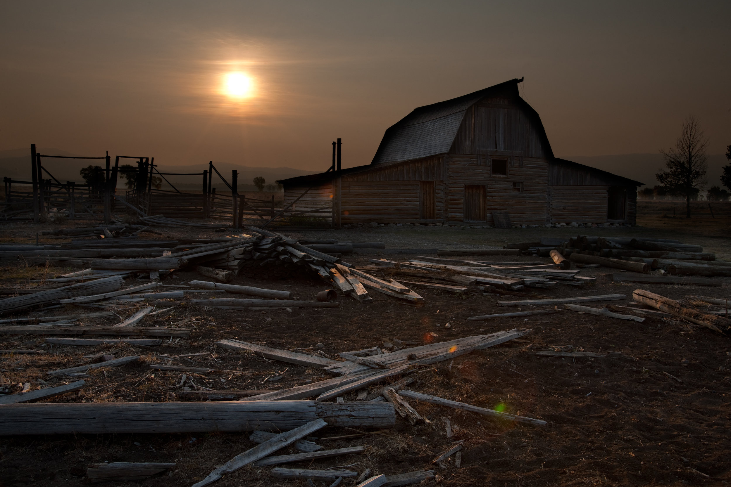 Moulton Barn At Sunrise