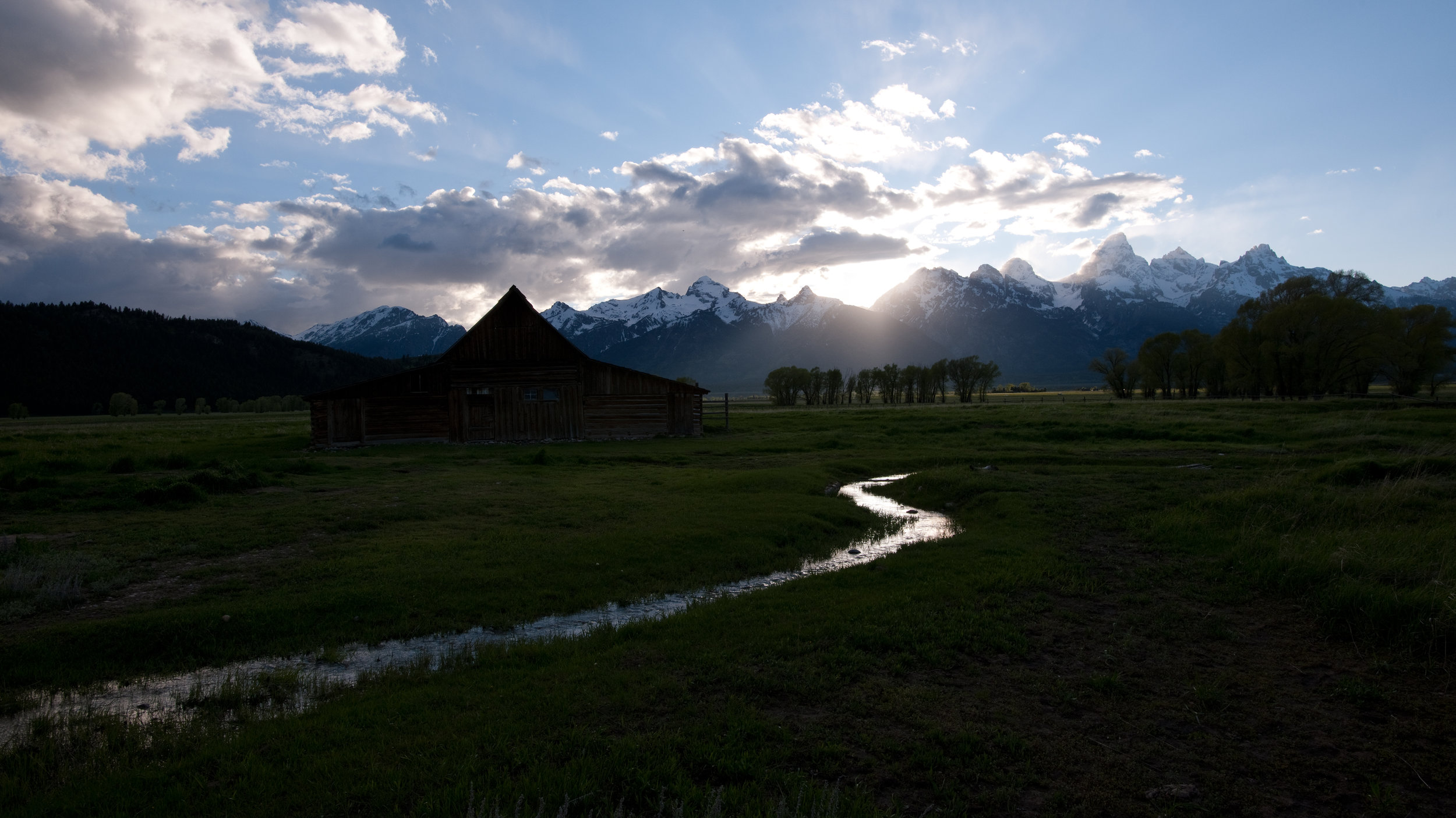 Moulton Barn Sunset