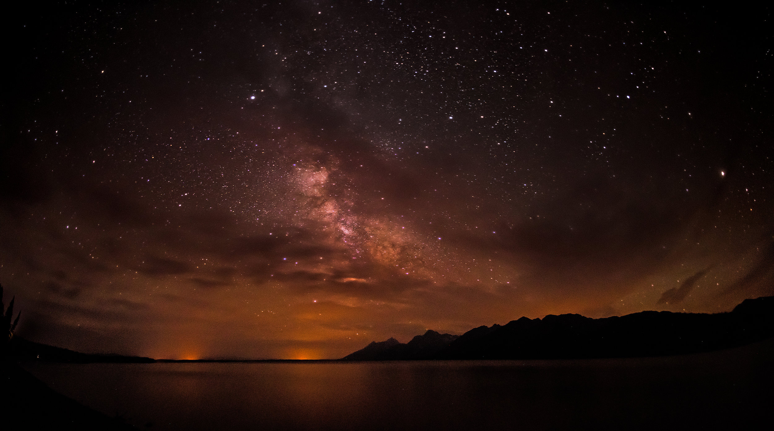 Milky Way Above Jackson Lake