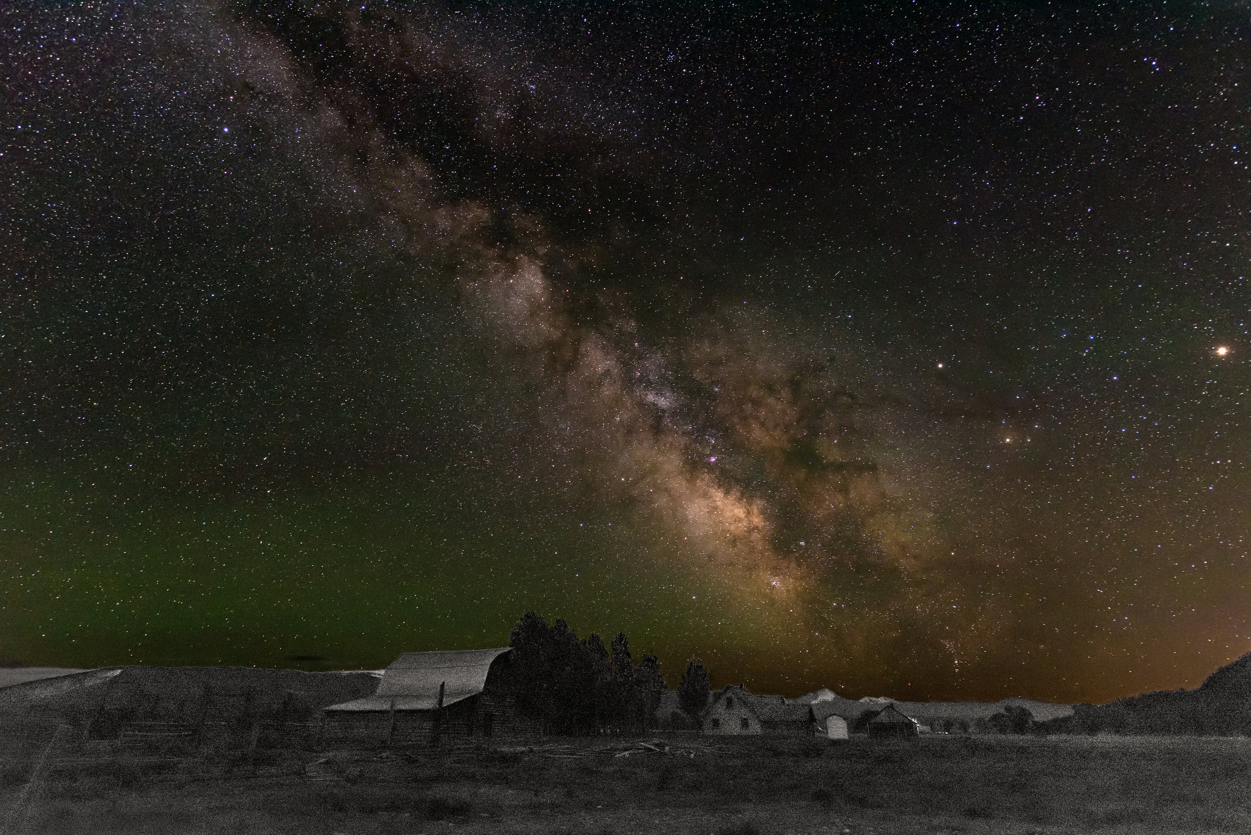 Milky Way Above Mormon Row