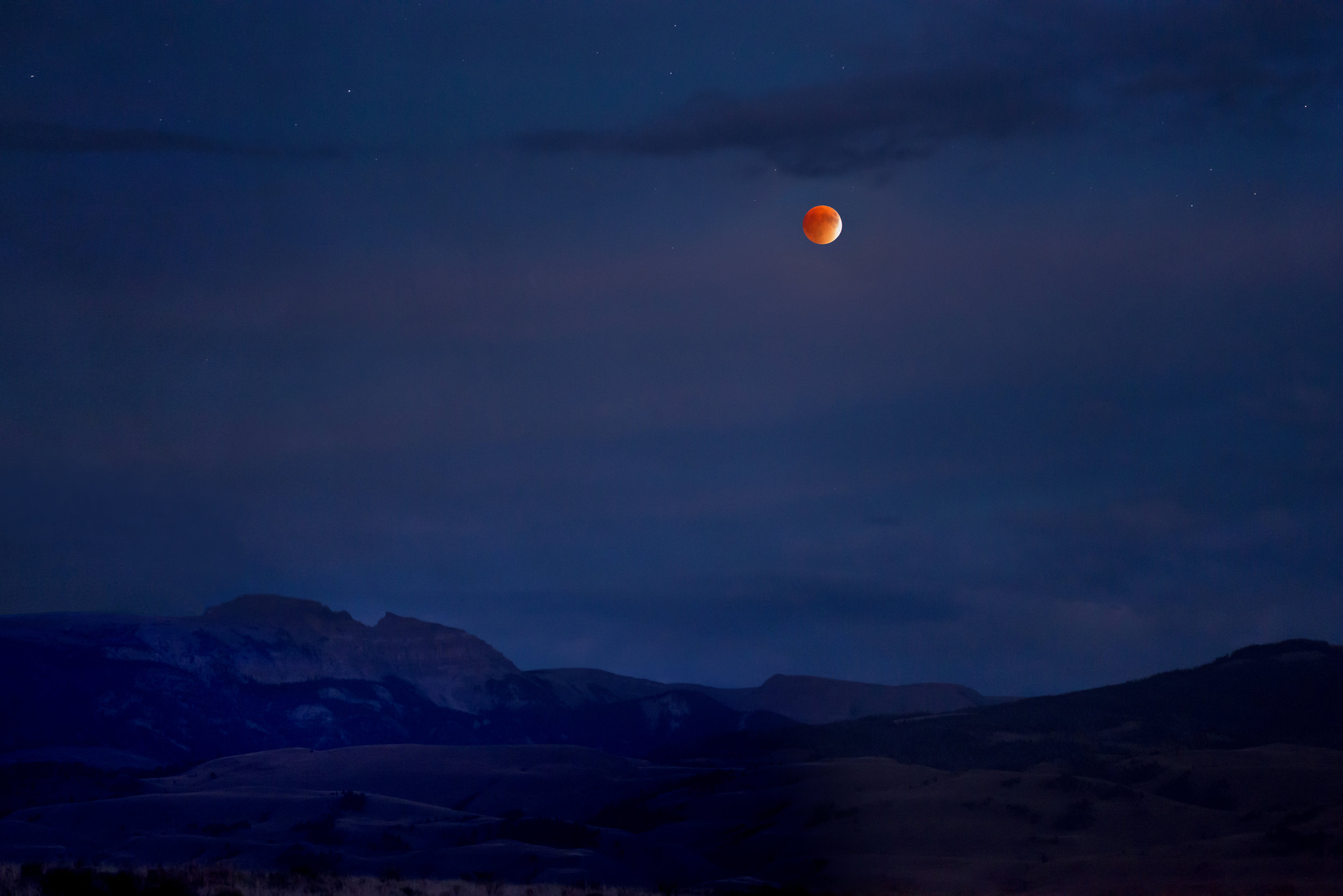 Sleeping Indian & Blood Moon