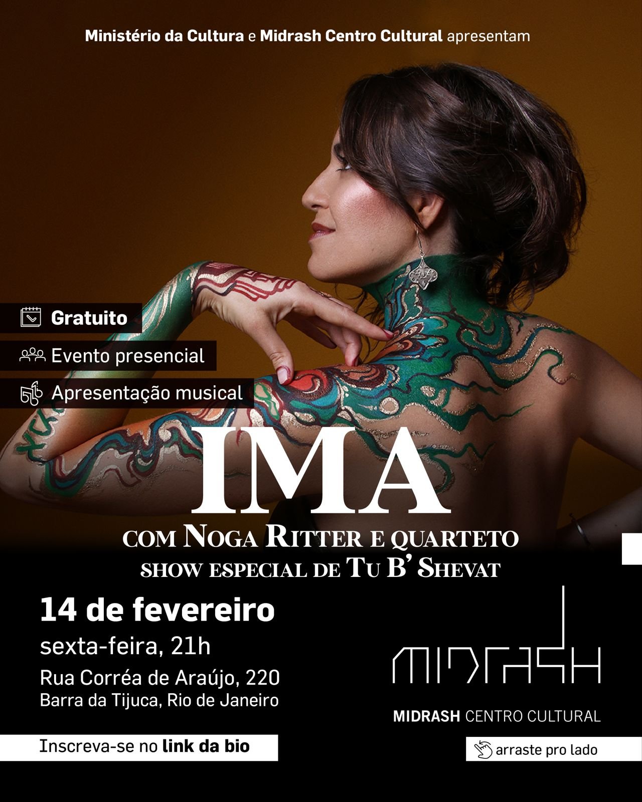 Noga Ritter Quartet at Midrash, Rio, Brazil