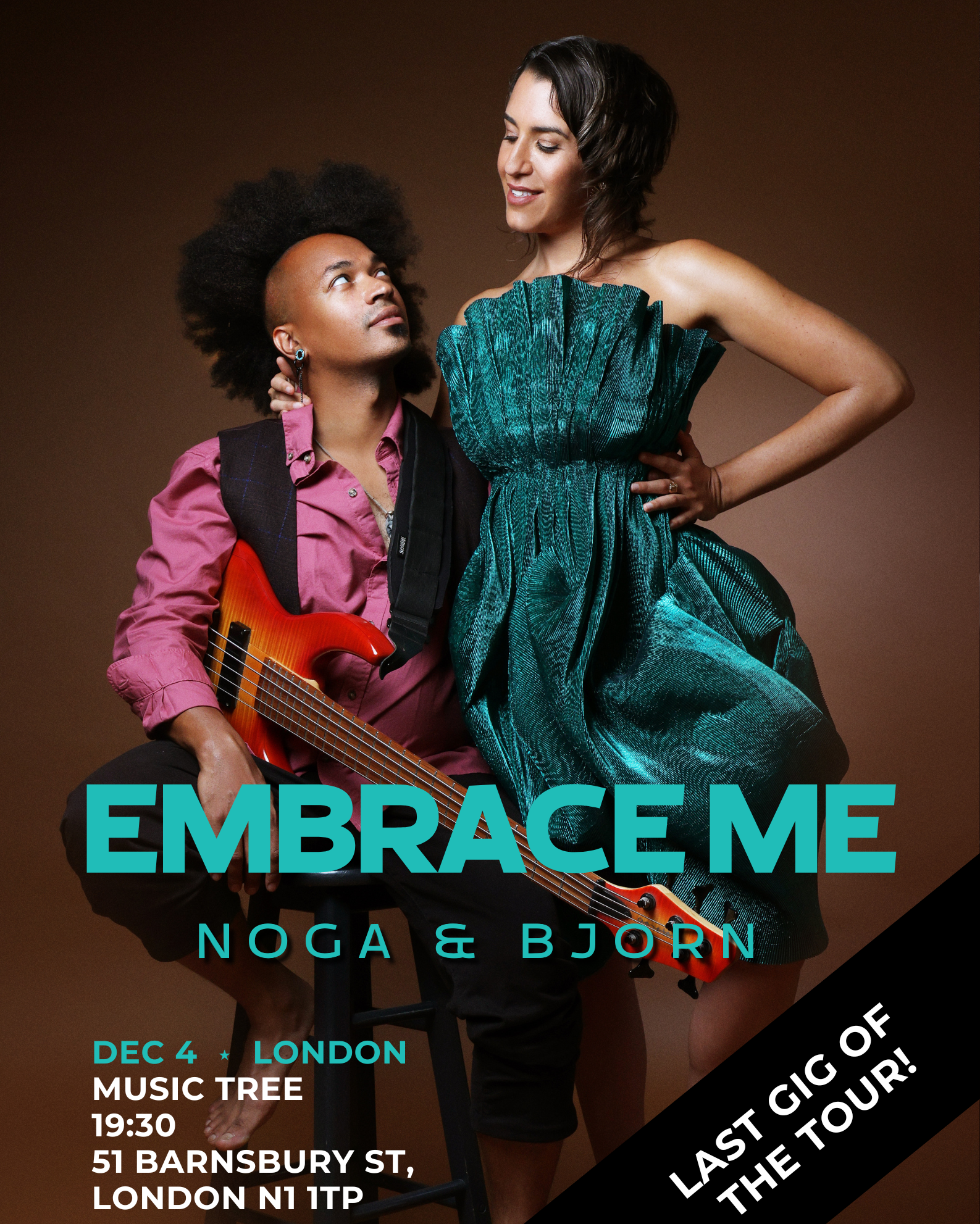 Last gig of Embrace Me Launch Tour - another LONDON date ! 