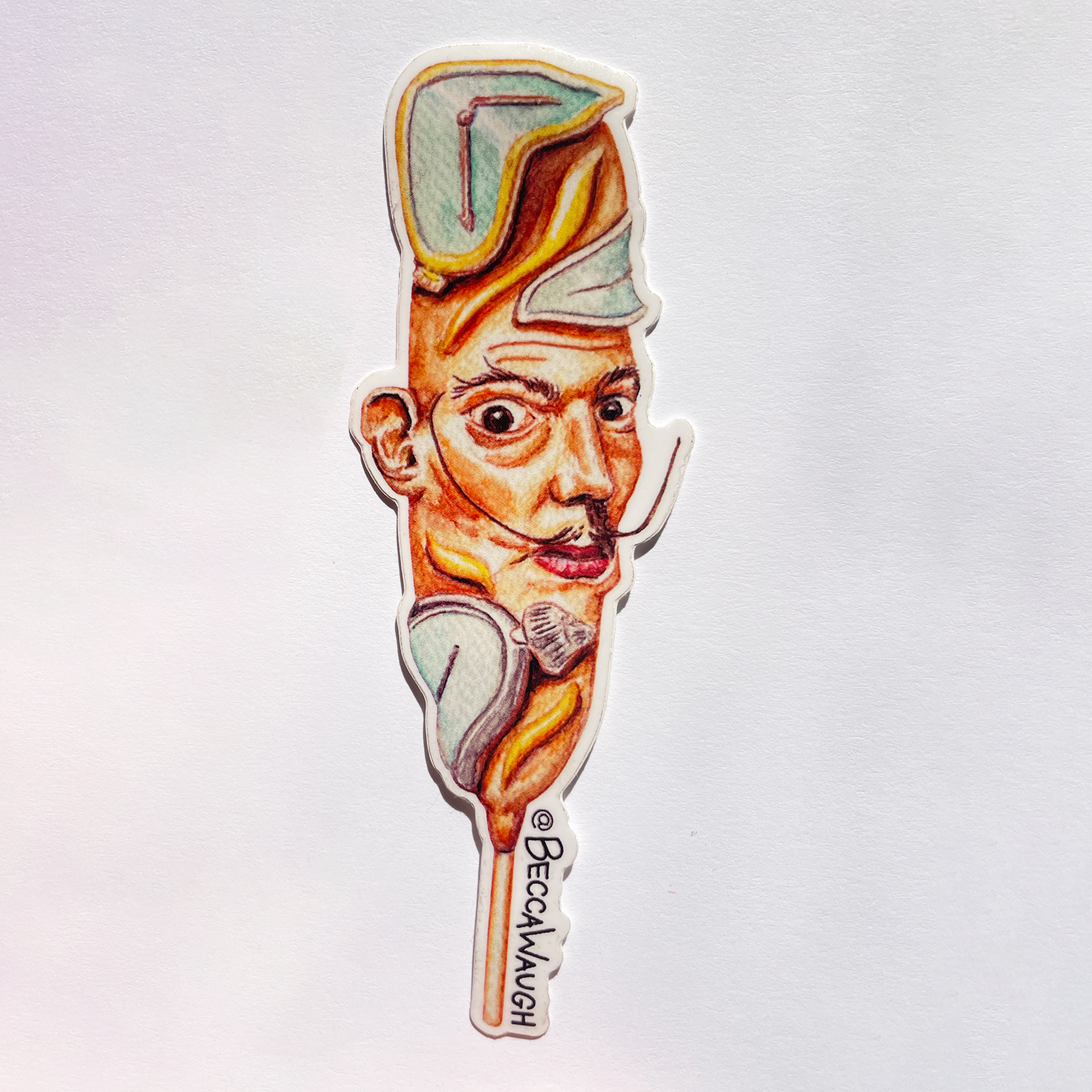 Salvador Dali Art Sticker