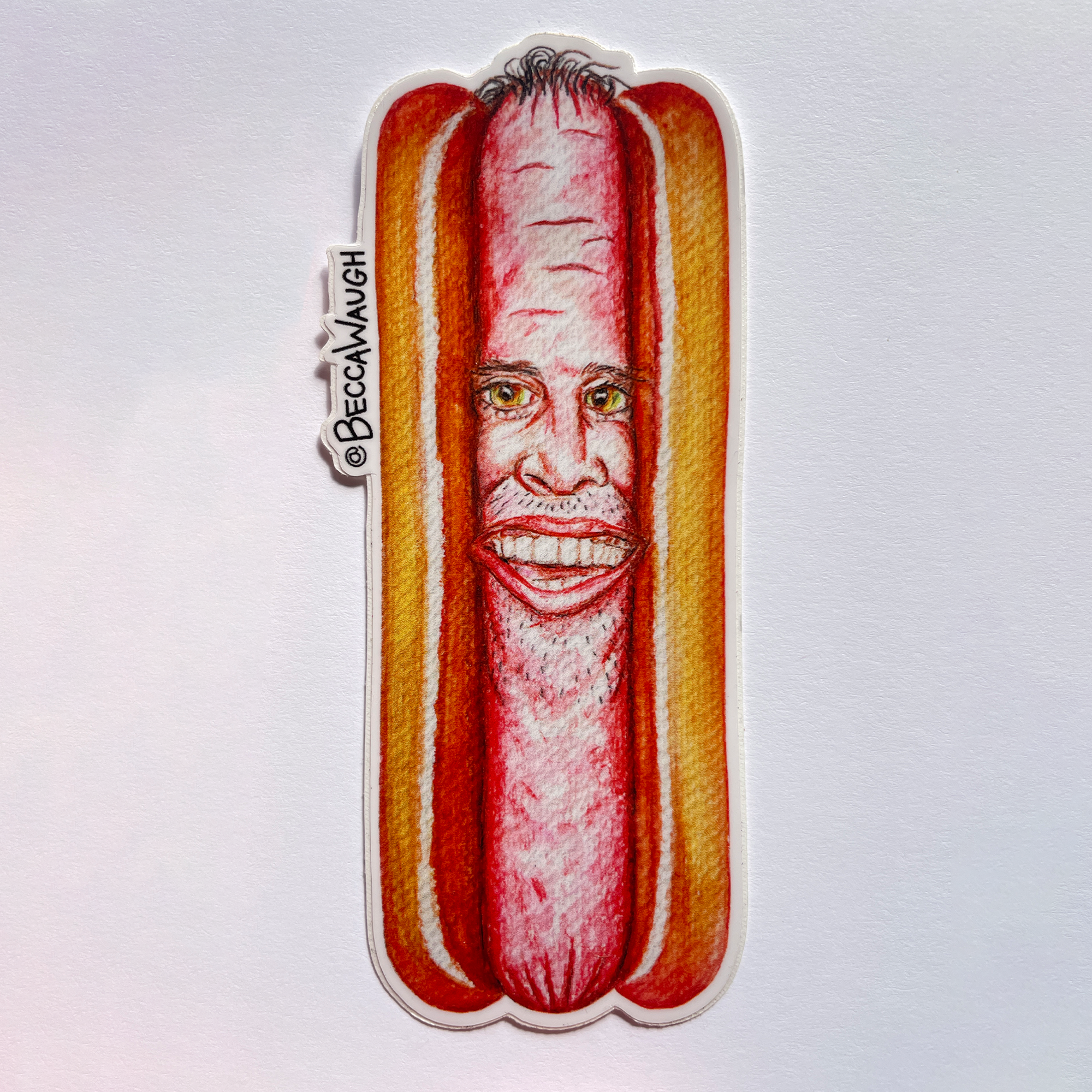 Walton Doggins Art Sticker