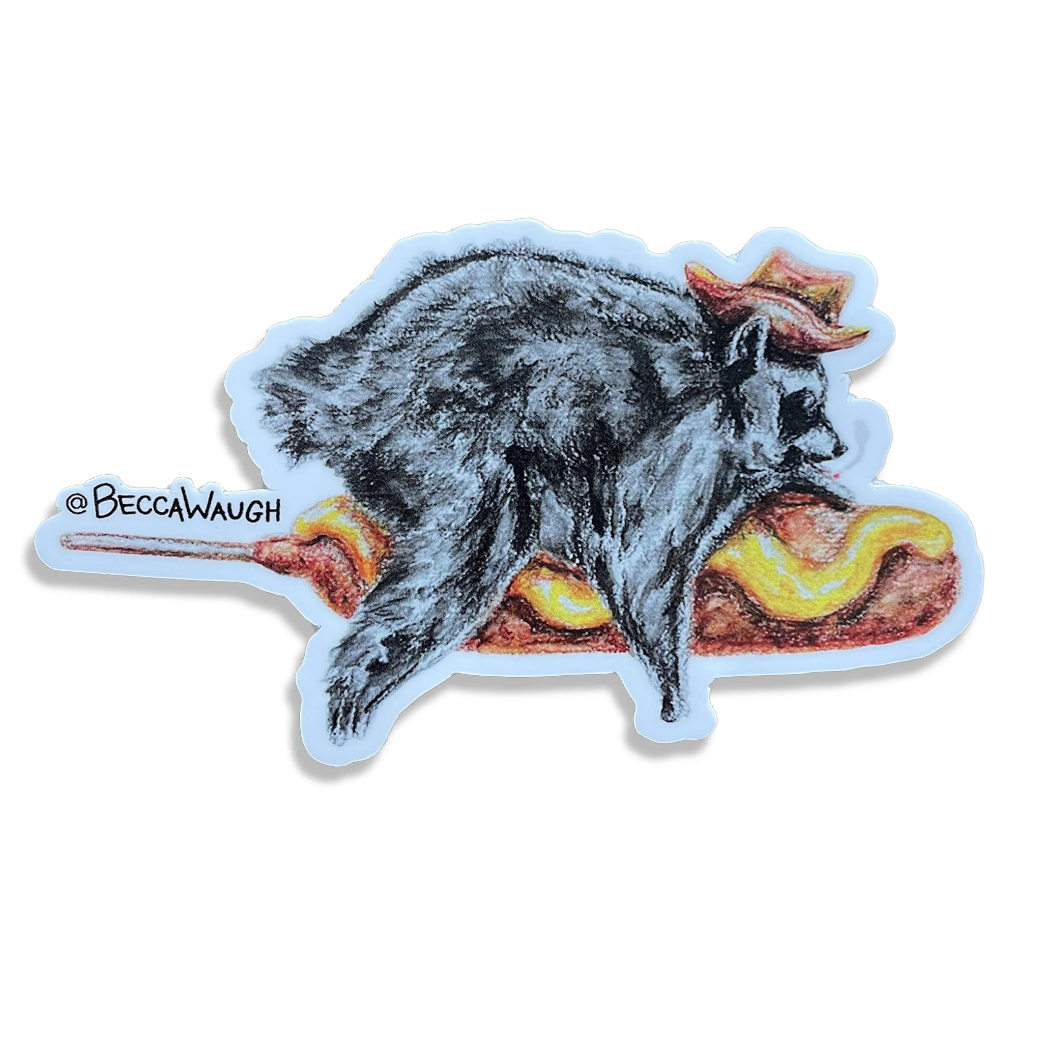 Jimothy Cowboy Art Sticker