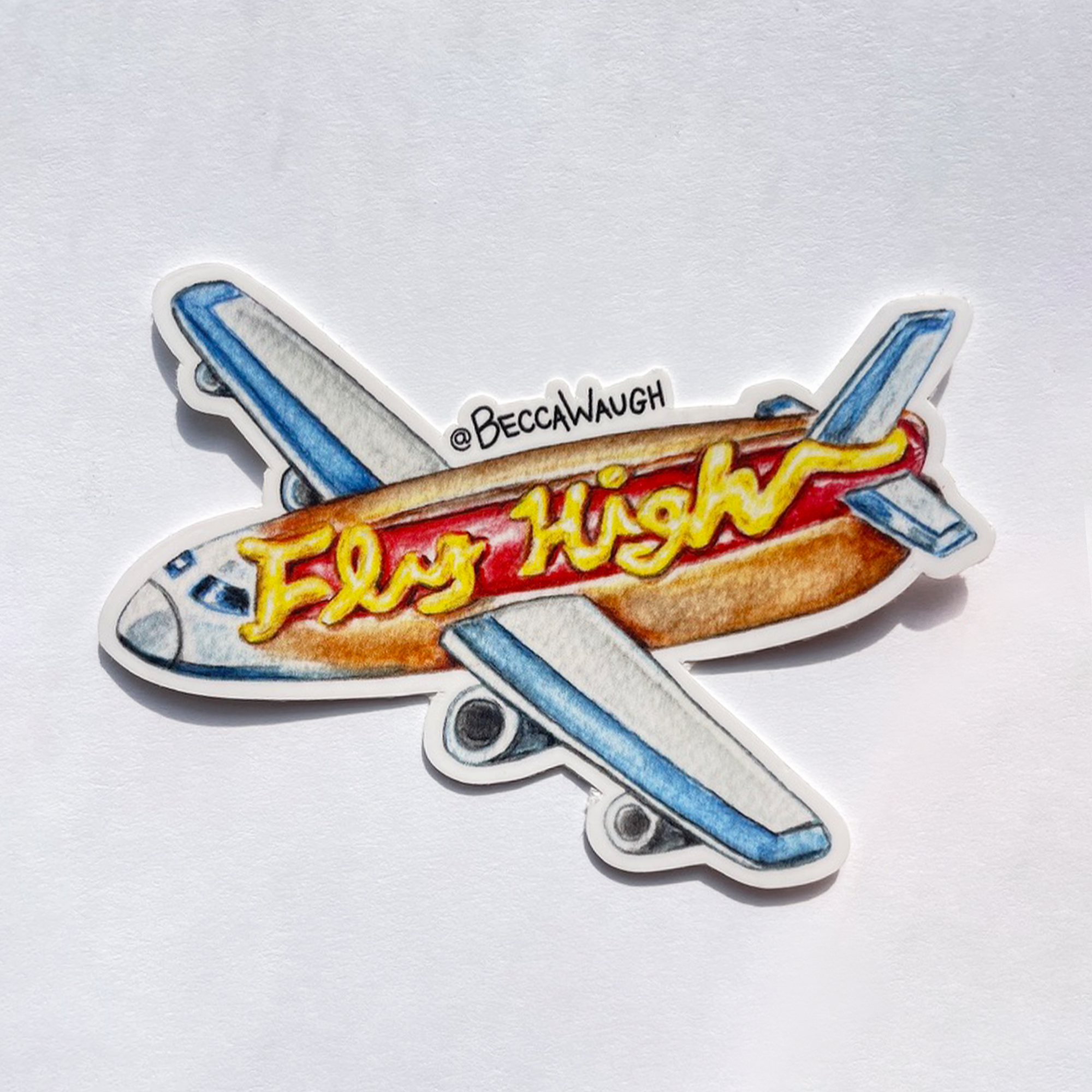 Fly High Sticker