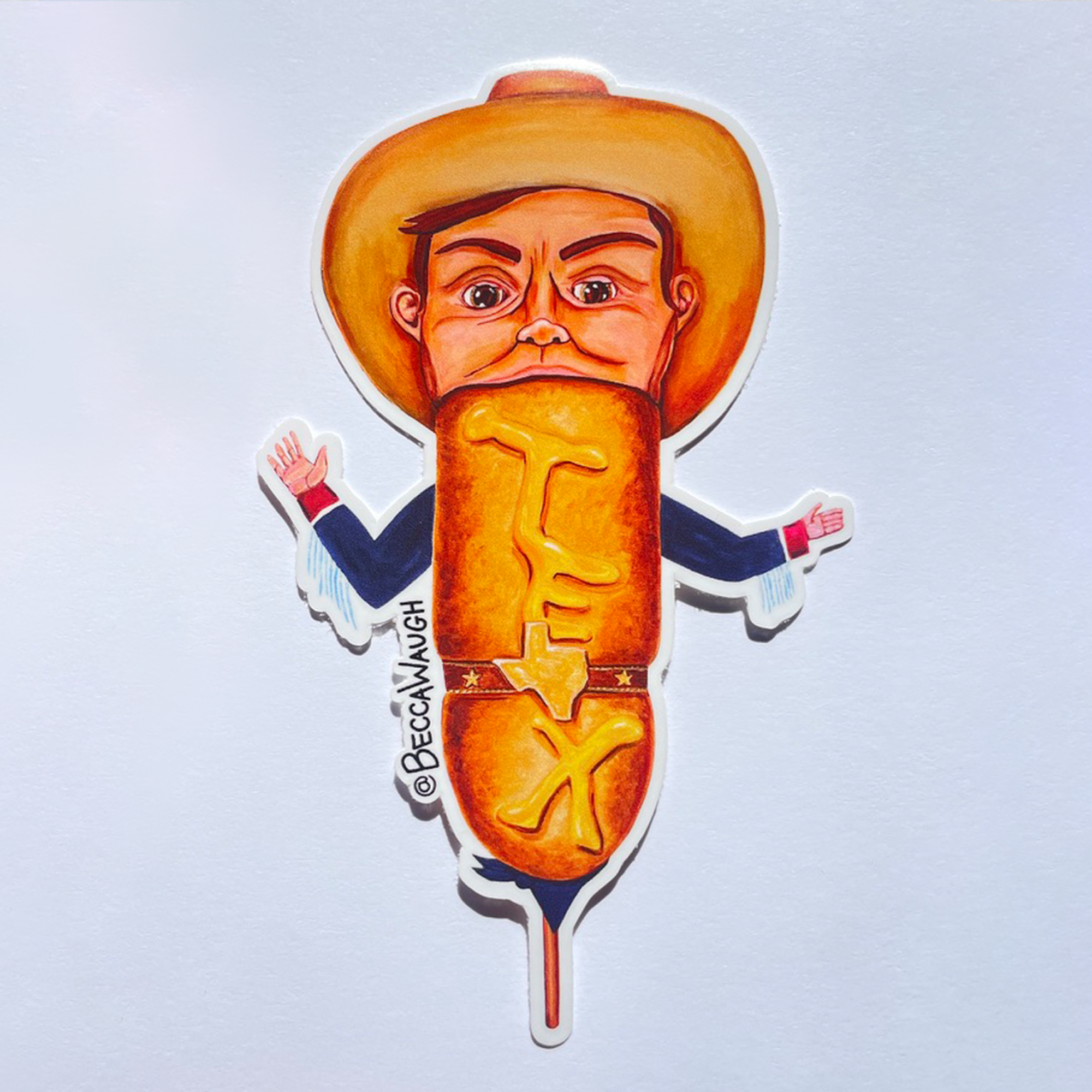 Big Tex Art Sticker