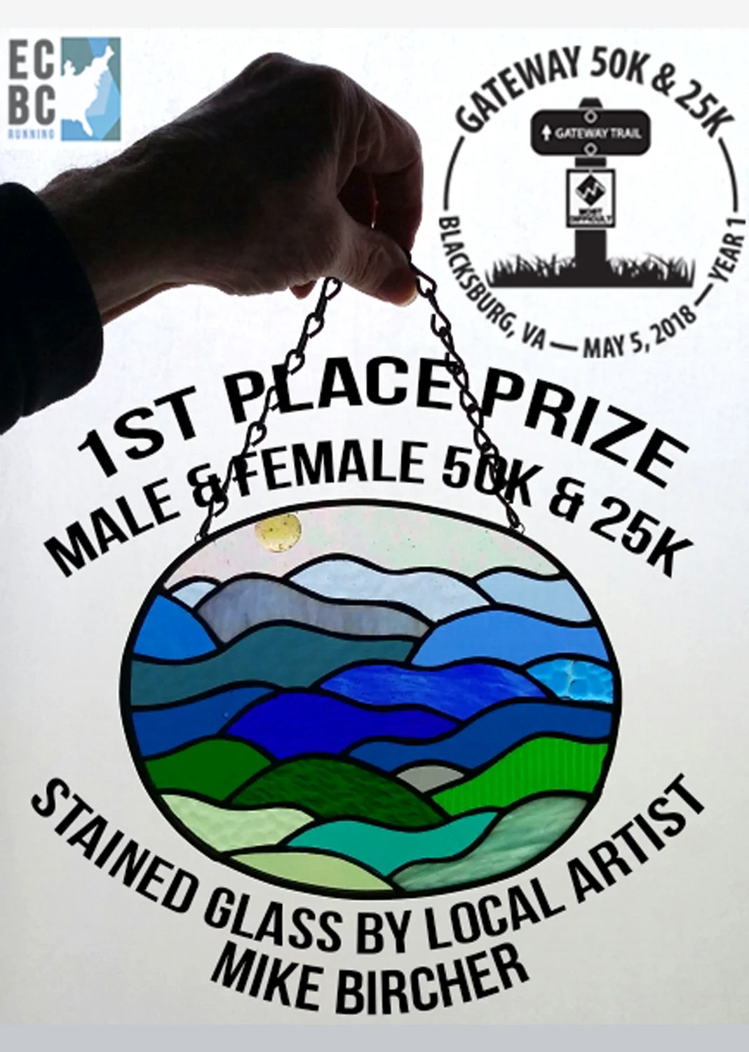 2018 50K male/female champion prize.