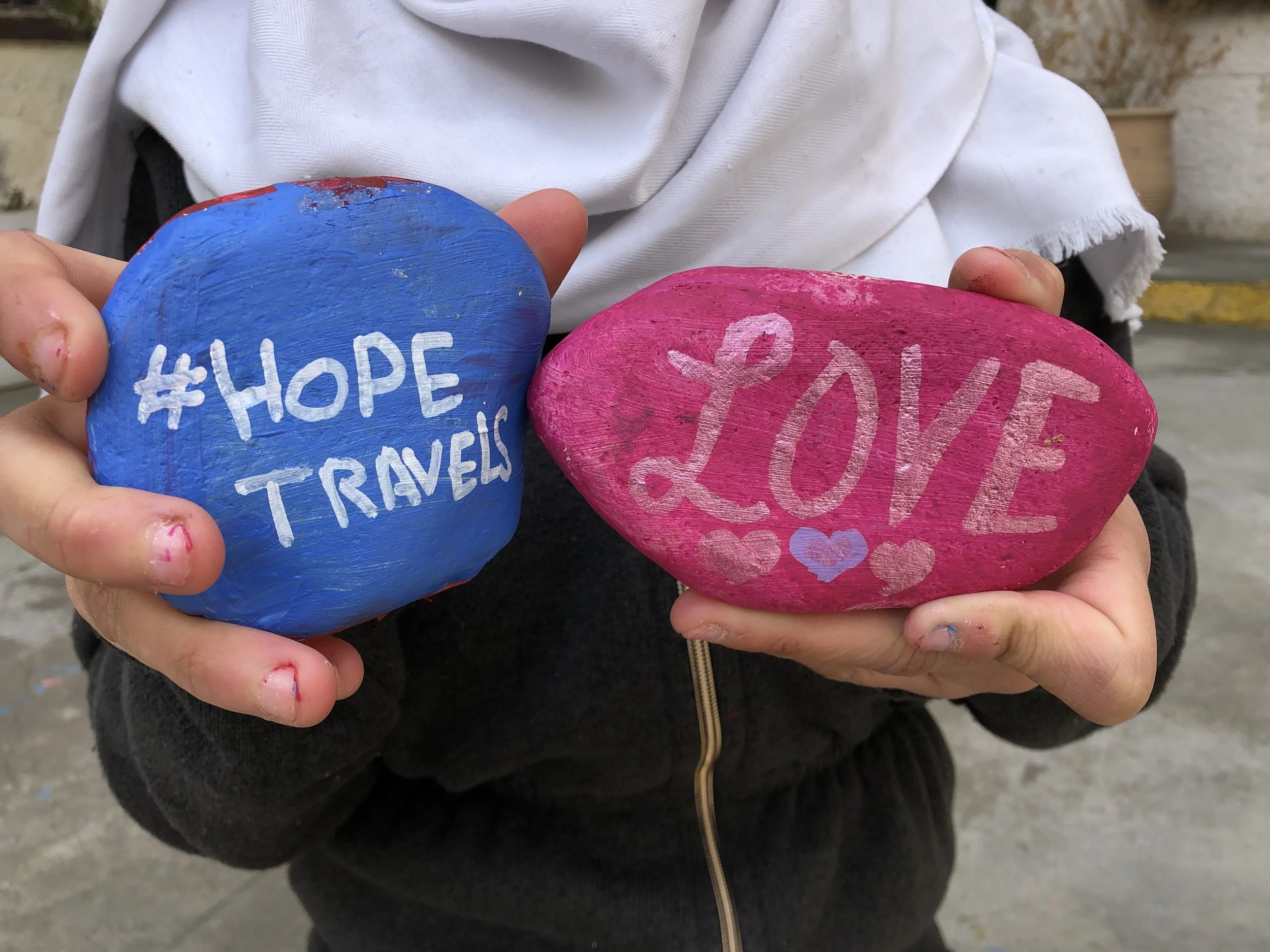 Hope Travels: AOI Takes Part in Collective Art Projects to Promote Wellness and Self-Expression in Jordan