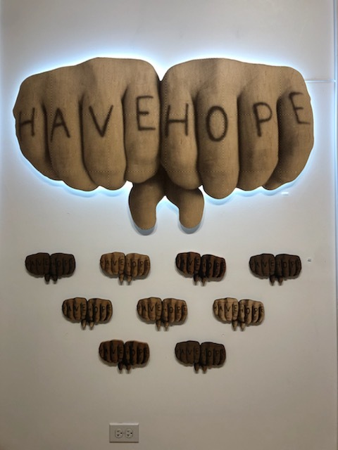 Jonny Boucher’s knuckle tattoos