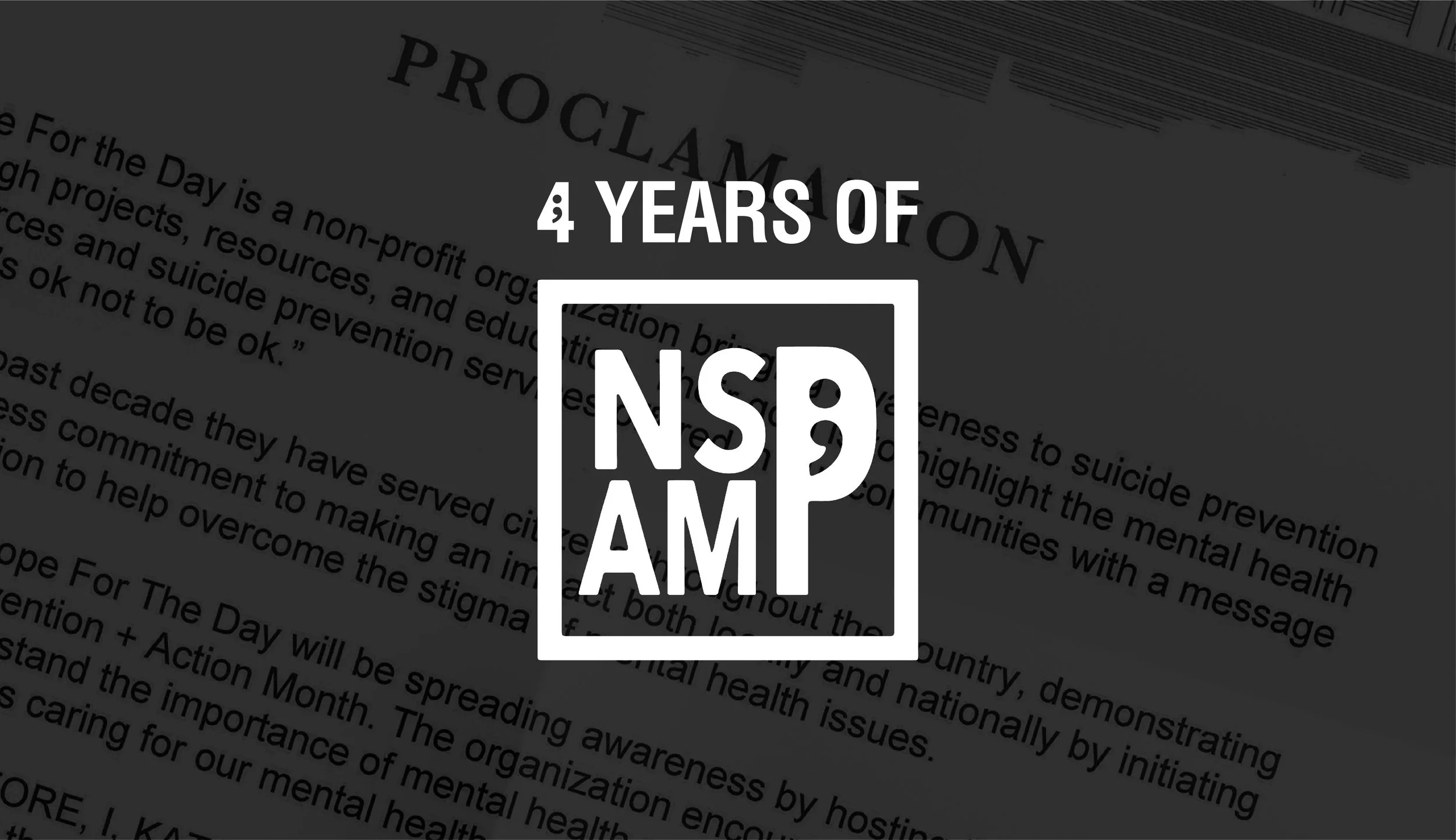 Four Years and Millions of Lives Impacted by the N.S.P.A.M.P.