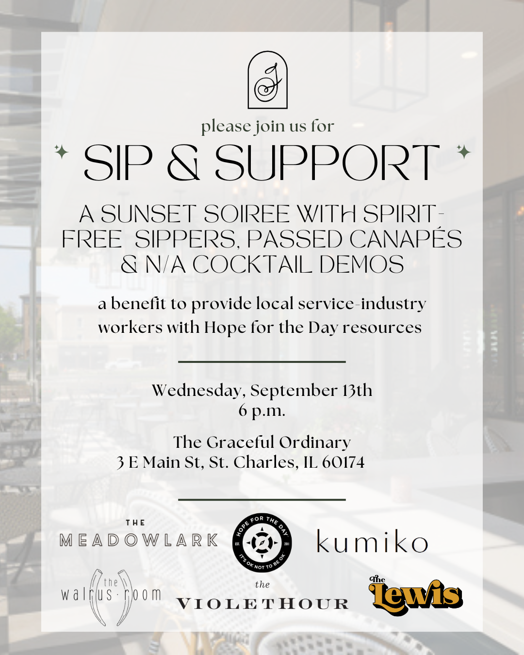 Sip &amp; Support: An Exclusive Mocktail Event Benefiting Hope for the Day