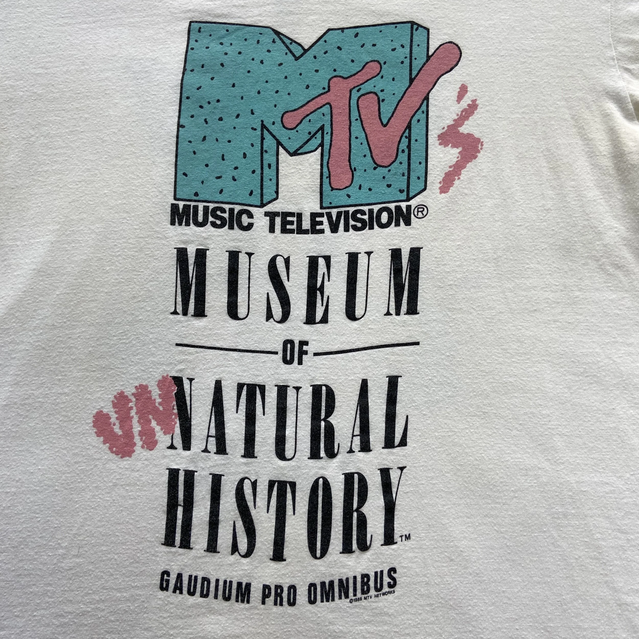 80s MTV Museum of Unnatural History T Shirt — CRUEL WORLD