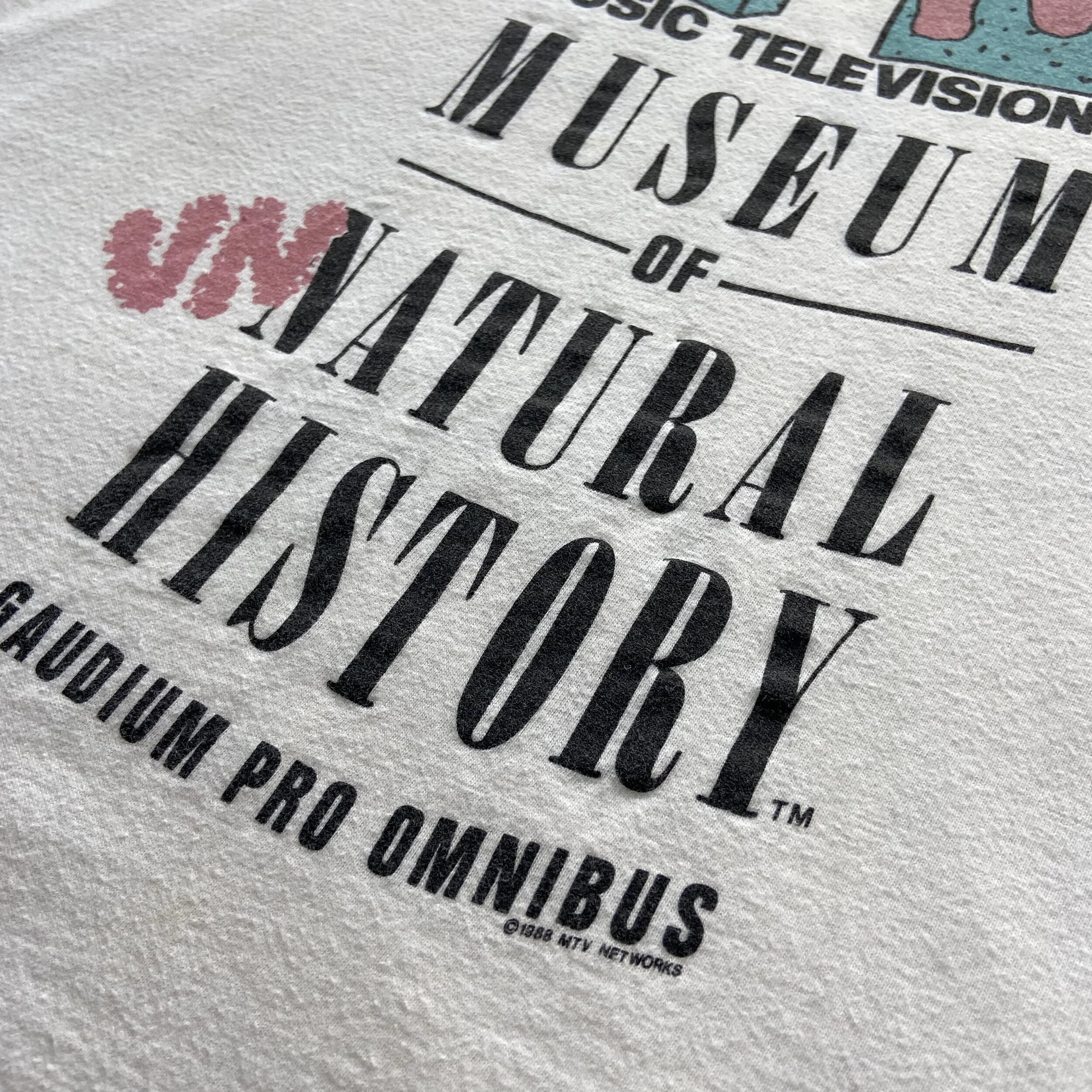 80s MTV Museum of Unnatural History T Shirt — CRUEL WORLD