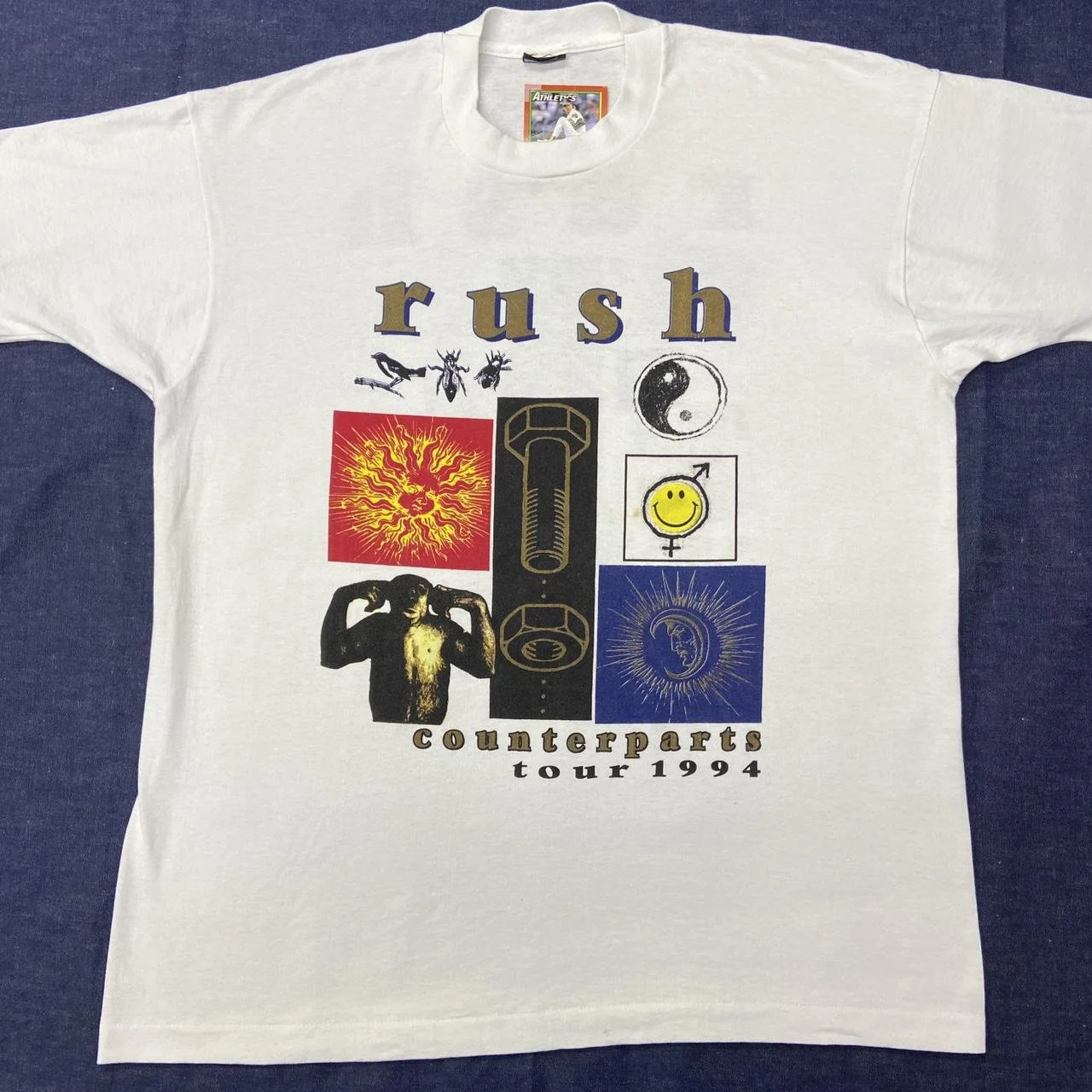 Vintage 90s Rush Counterparts Tour Tee — CRUEL WORLD