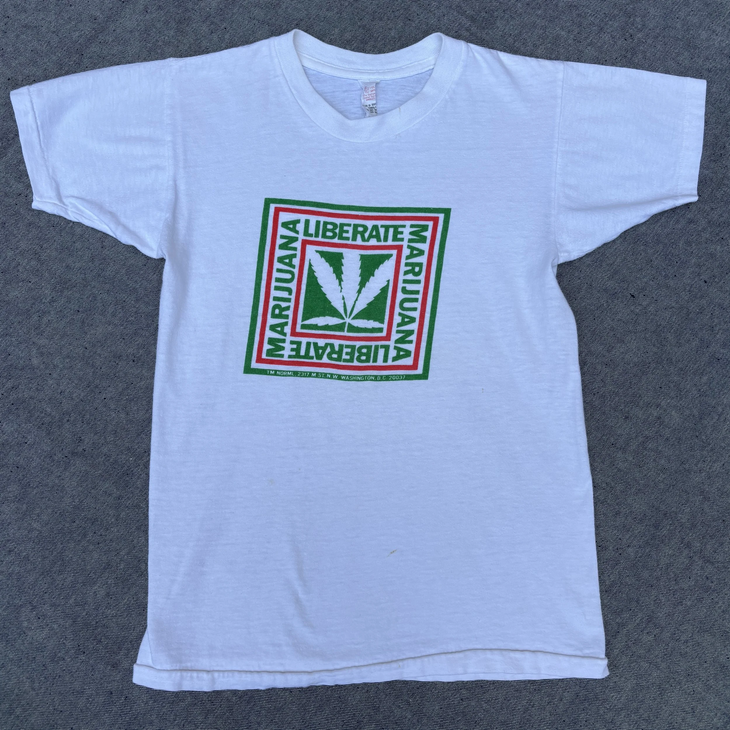 1970s NORML Marijuana Liberate Baby Tee