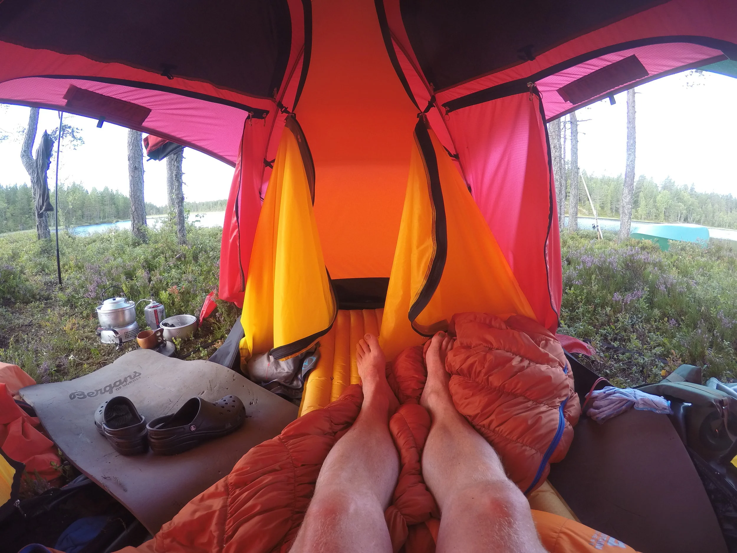 Morning view from my tent