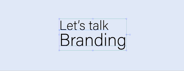 Tweaking Acumin variable typeface in Adobe's illustrator.