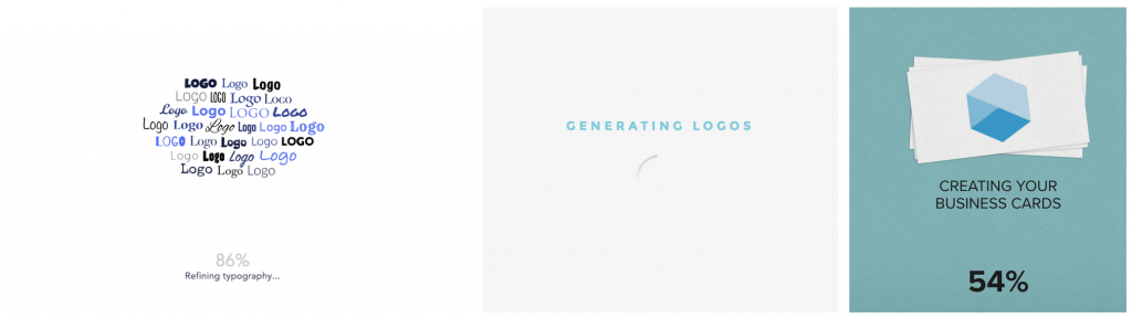 So many fancy loading screens, these companies are working hard to make it look like there is a machine working hard.