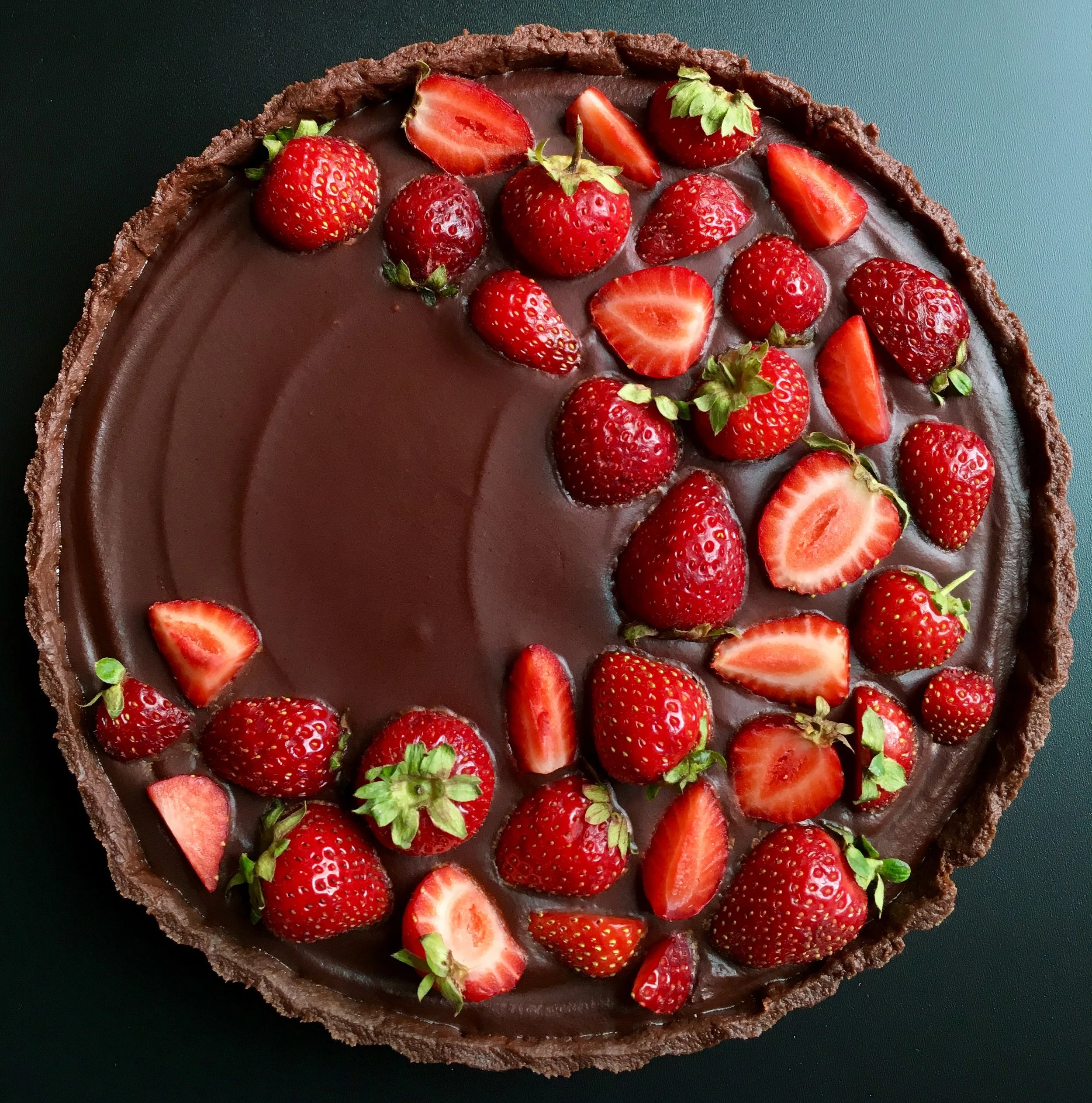  Date: September 28th, 2017   I'm not ganache you again... | @livforcake's dark chocolate ganache is berry luscious and rich and tartally acceptable as dinner tonight. You deserve it.  