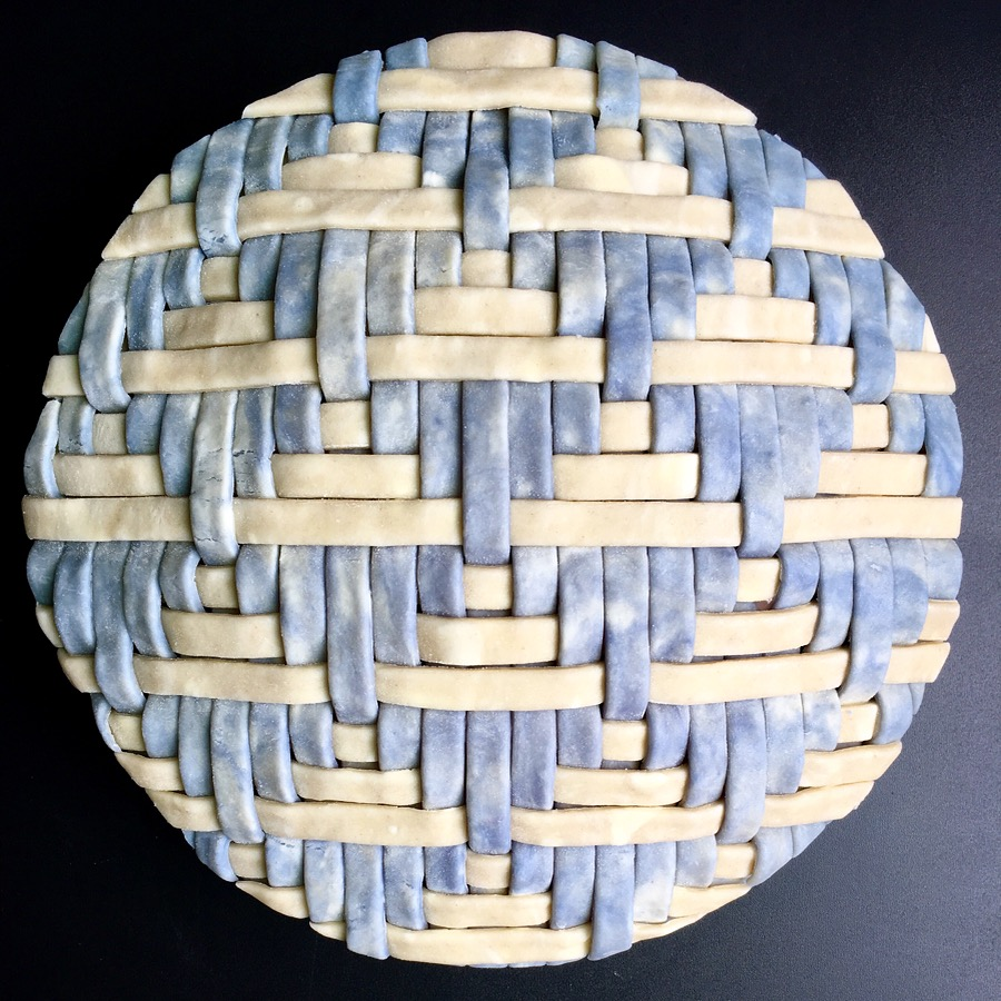   Cloud and clear. ☁️| The great unknown is vast, but not all who yonder are lost. The pie is the limit, twenty-four/heaven, so let’s do ourselves cloud. 🌌| Blueberry peach pie with butterfly pea flower dough. Thanks for the true blue tip,&nbsp;   @