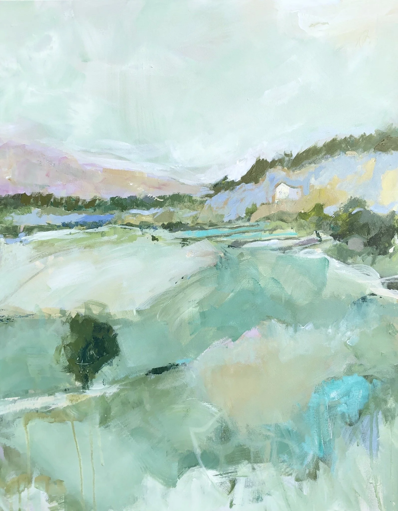 Spring Landscape Study III 16x20 Print