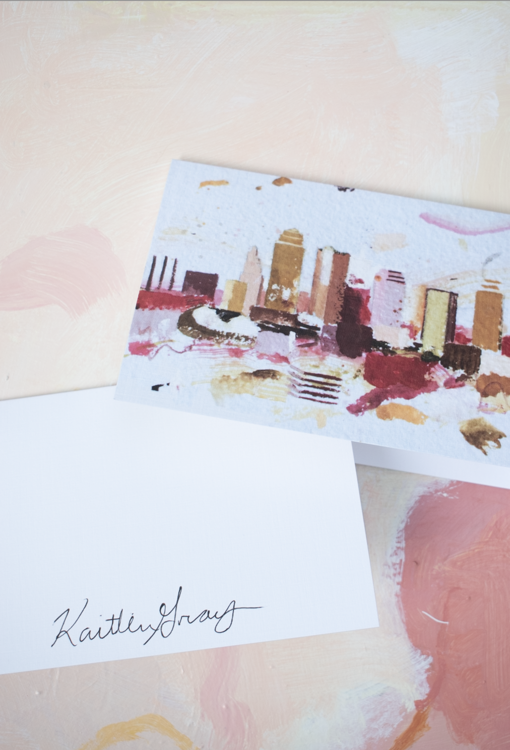 Mini Skyline X Greeting Card