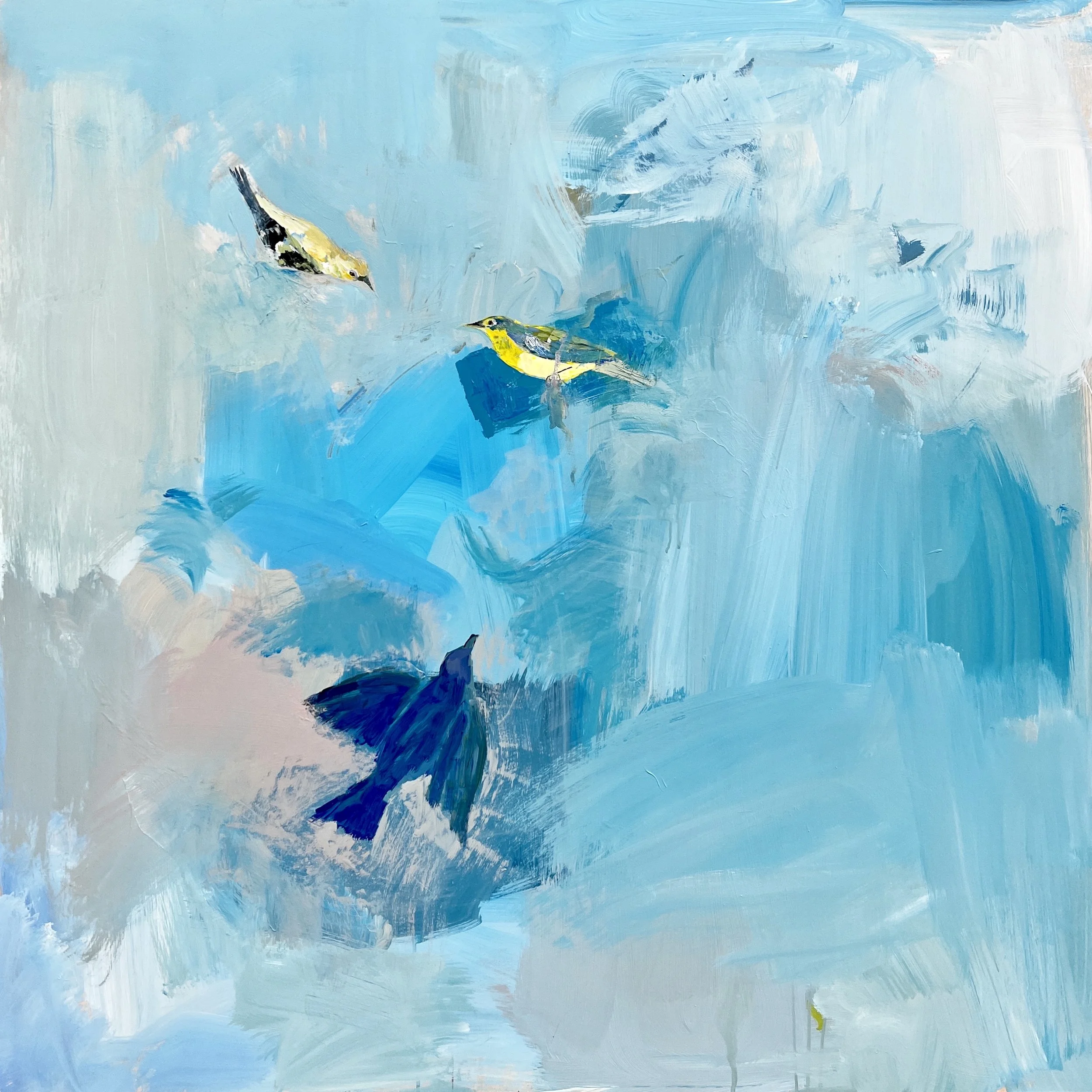 Two Canaries Print 12x12