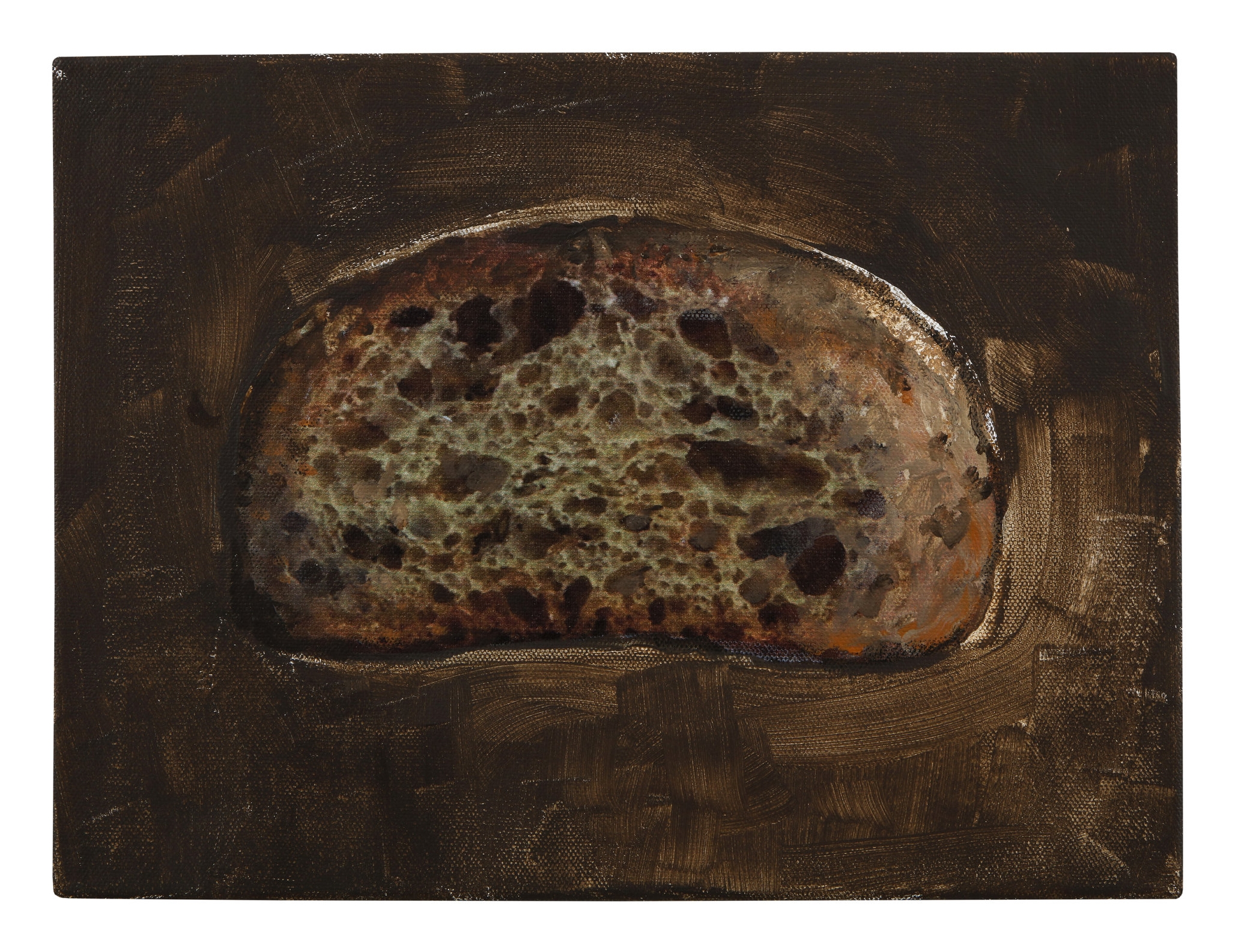 A Slice of Slightly Sweet Pumpernickel in Need of a Schmear