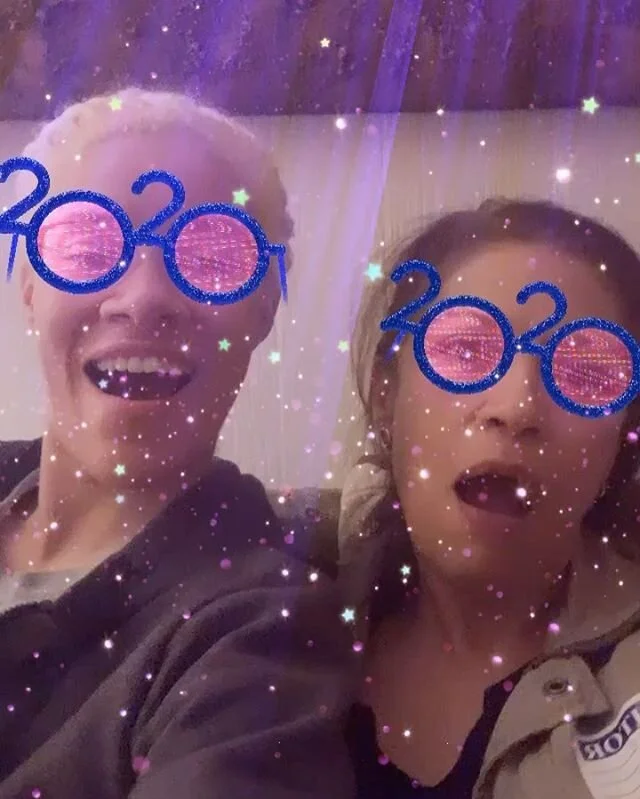 Omg chillest but happiest new year with three of my favorite humans @ida.maiden @ashley_knox_ @librahellion ❤️ 🎉 ✨ Im so in loooooove