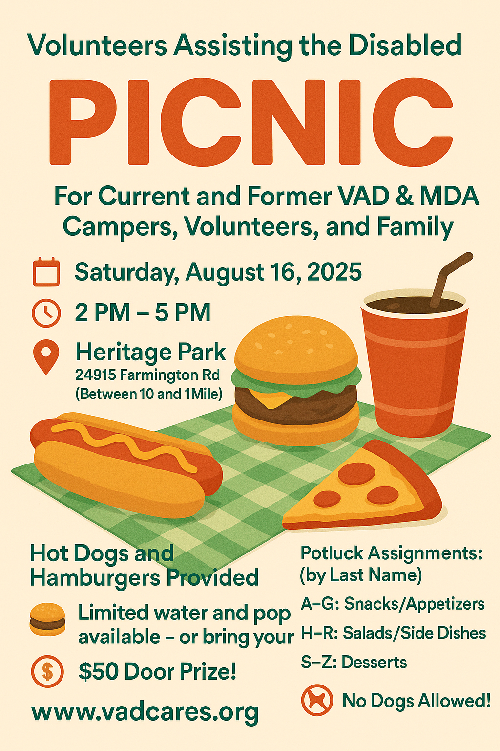 Annual VAD Picnic (Come join us!)