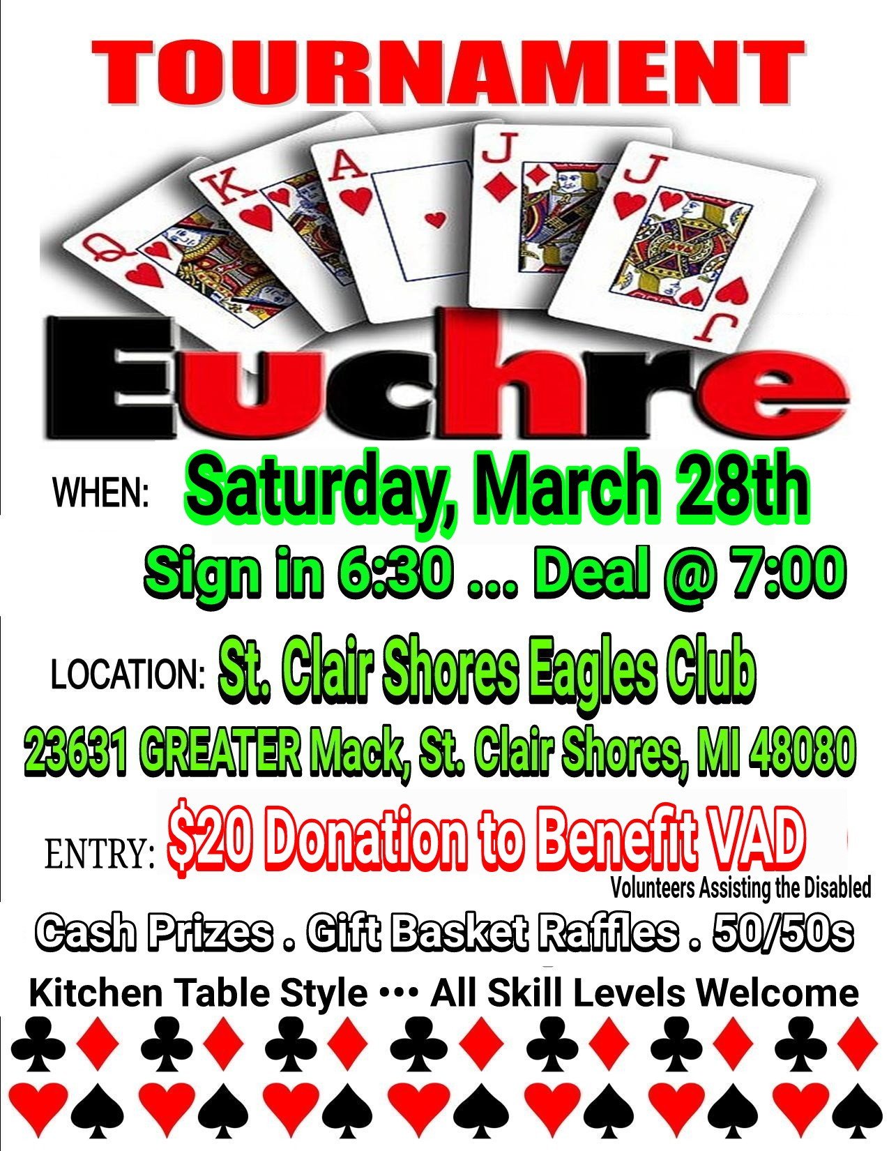 Euchre Tournament