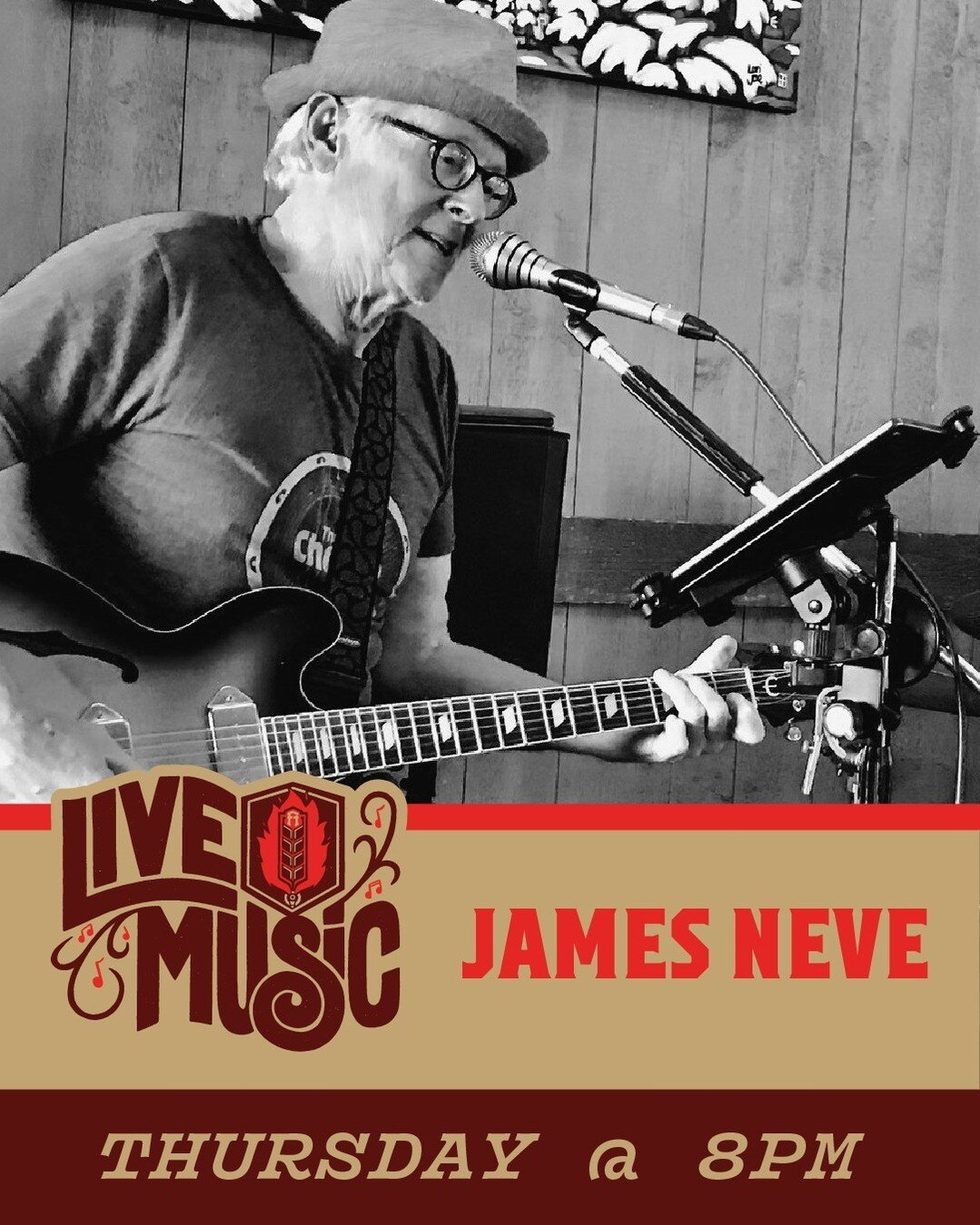 The Fortnight Showcase Presents : James Neve!⁠
⁠
Wycliffe BC's beloved singer-songwriter supreme JAMIE NEVE takes the stage at the Firehall Kitchen &amp; Tap this coming Thursday October 27th as the latest performer in the Fortnight Showcase concert 