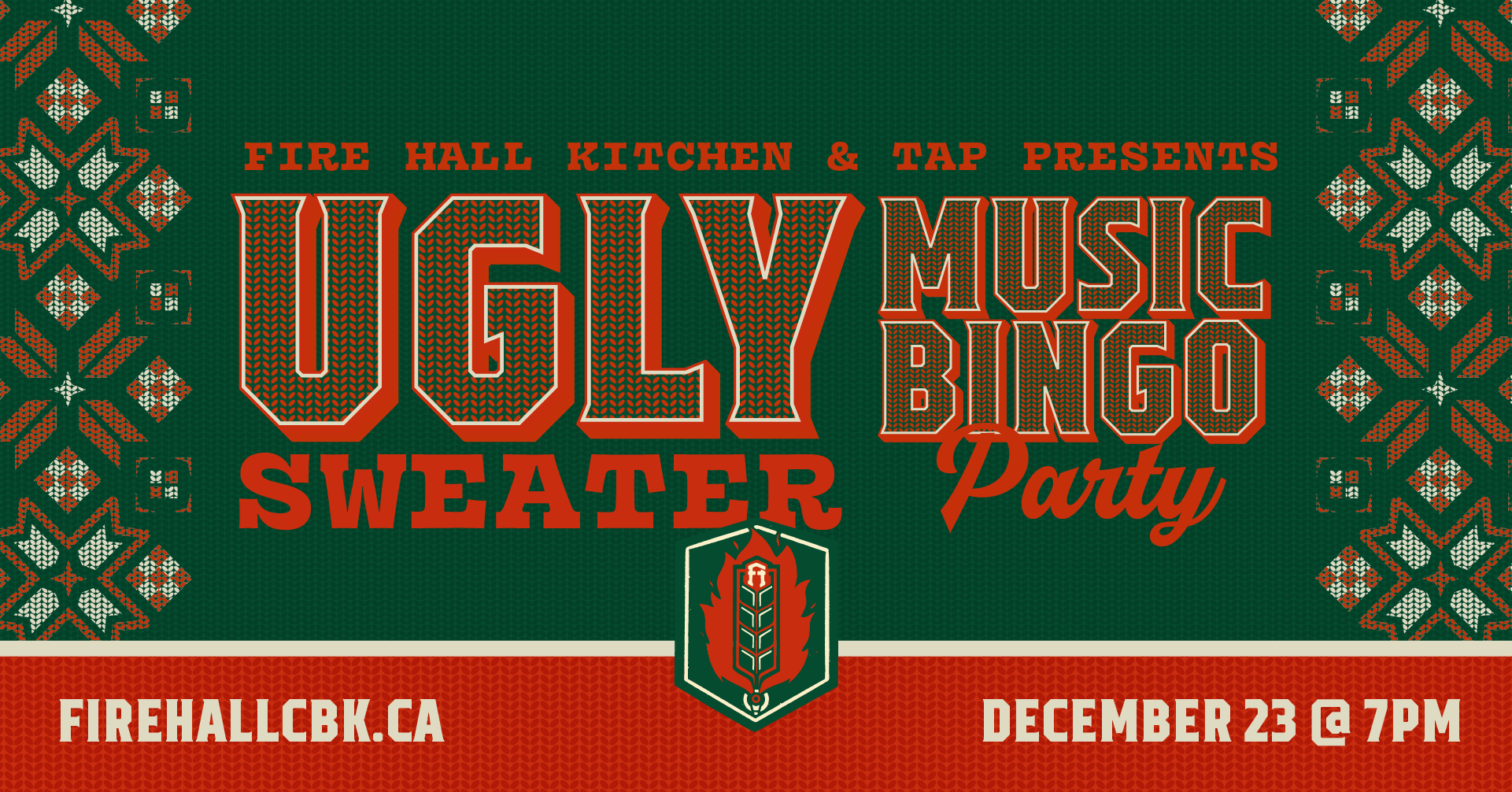 Ugly Sweater Music Bingo Party - IT'S TIME! - All Your Fave Christmas Tunes!