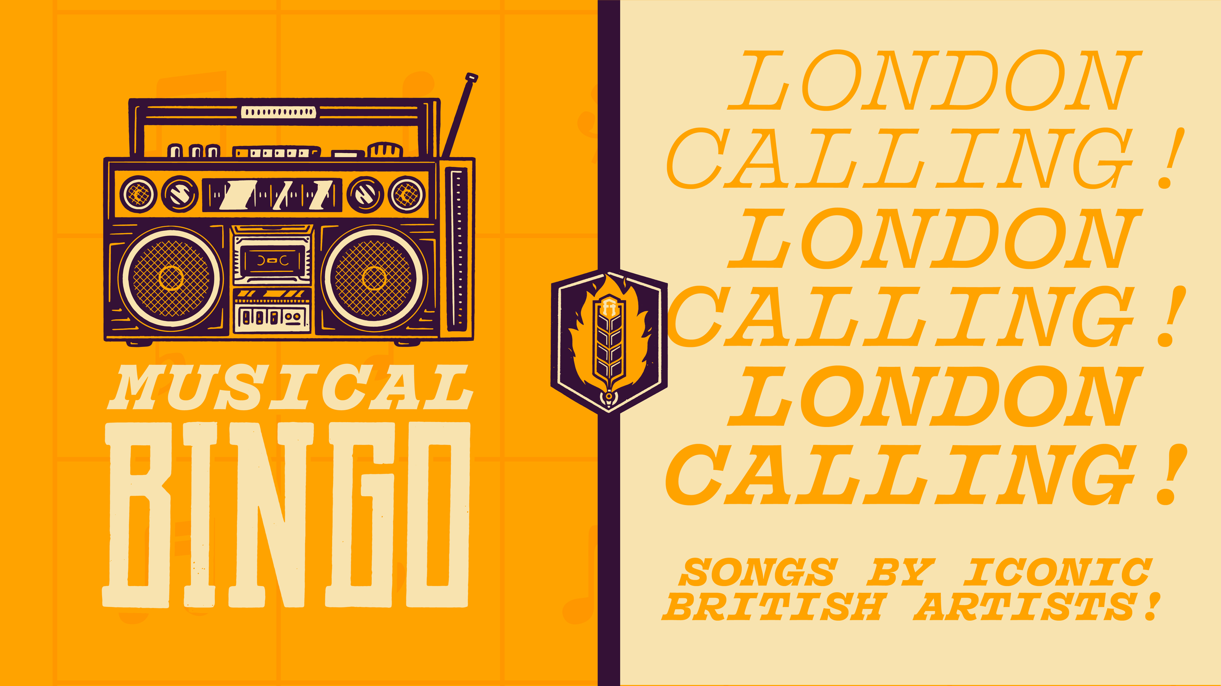 London Calling! - songs by iconic BRITISH artists!