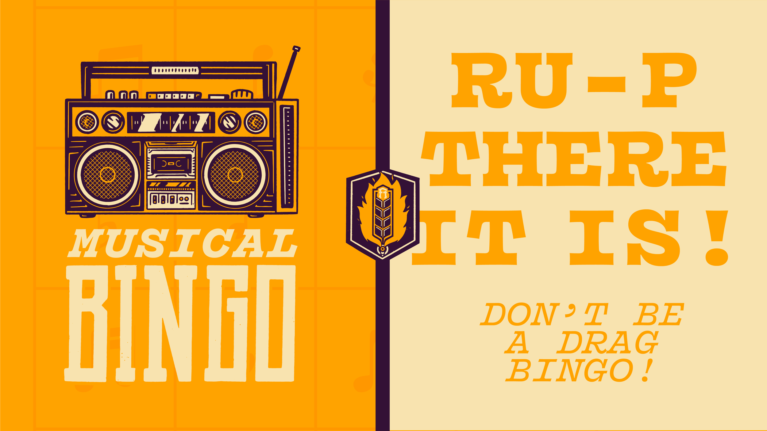 RU-P THERE IT IS! - Don't Be A Drag Bingo!