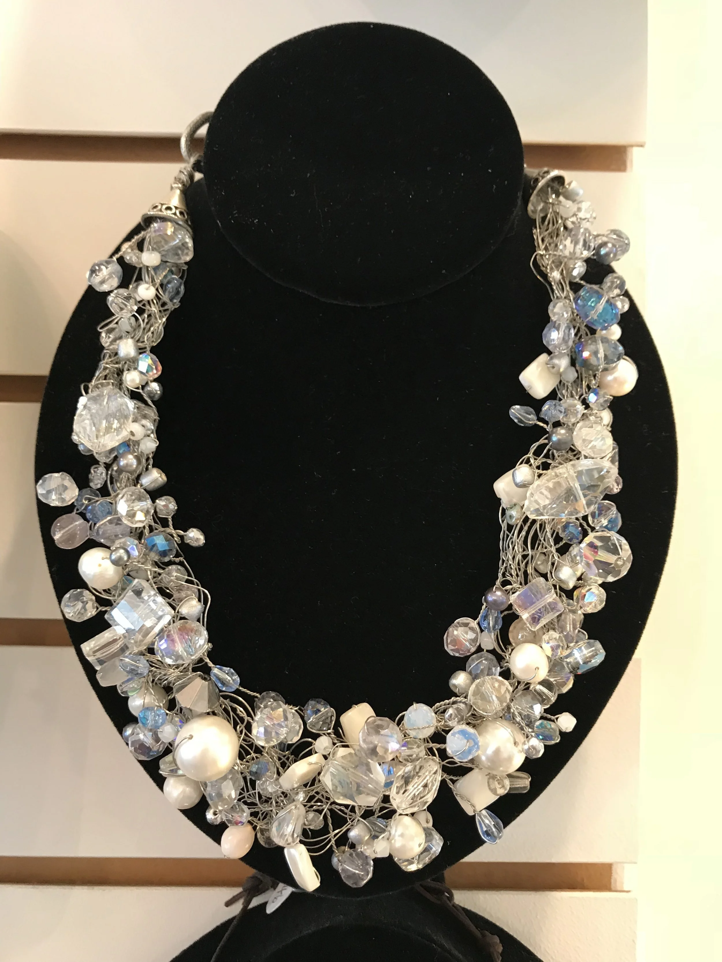 Firefly Necklace: Make this Bold, chunky, multi strand, freeform necklace that will have people stopping you on the street asking where you bought it! 2 part class $35 each class plus materials.