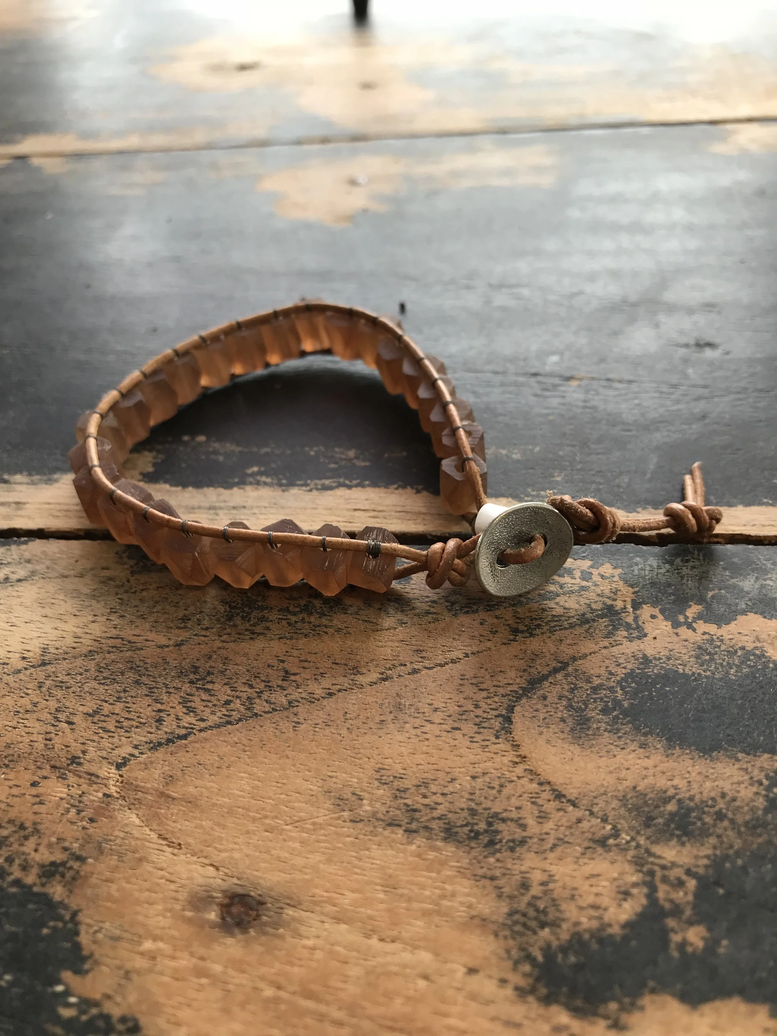 Ladder Bracelet /Necklace: A fun lesson that will teach you to create a woven, designer look alike, Ladder Bracelet or Necklace with your own taste in mind. Use pearls, seed beads, turquoise, semi precious stones, Czech glass; the choices are endless! $35 plus materials.