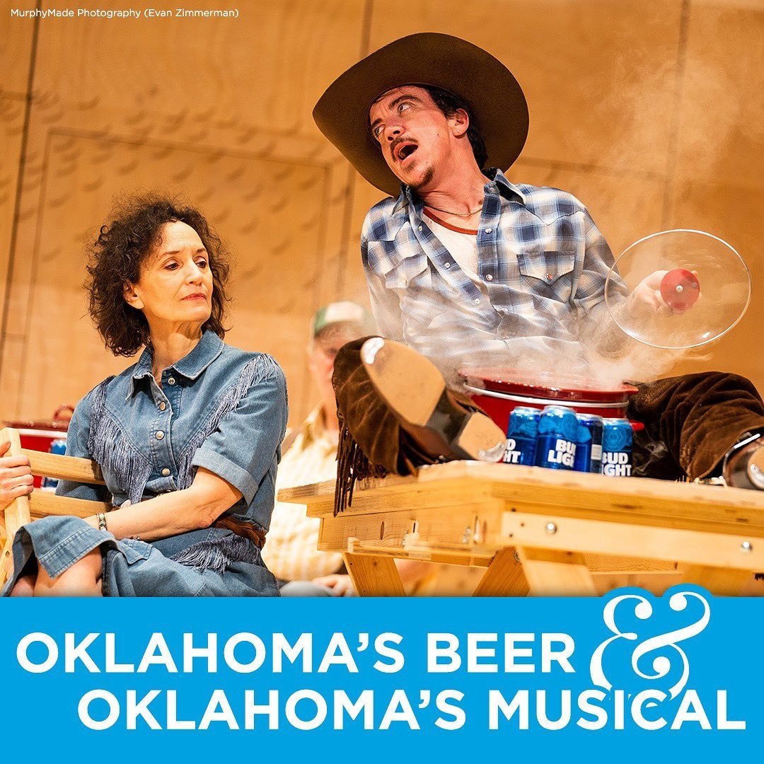  Hennessy Winkler as Will Parker in Daniel Fish's ‘Oklahoma!’ with Barbara Walsh as Aunt Eller 