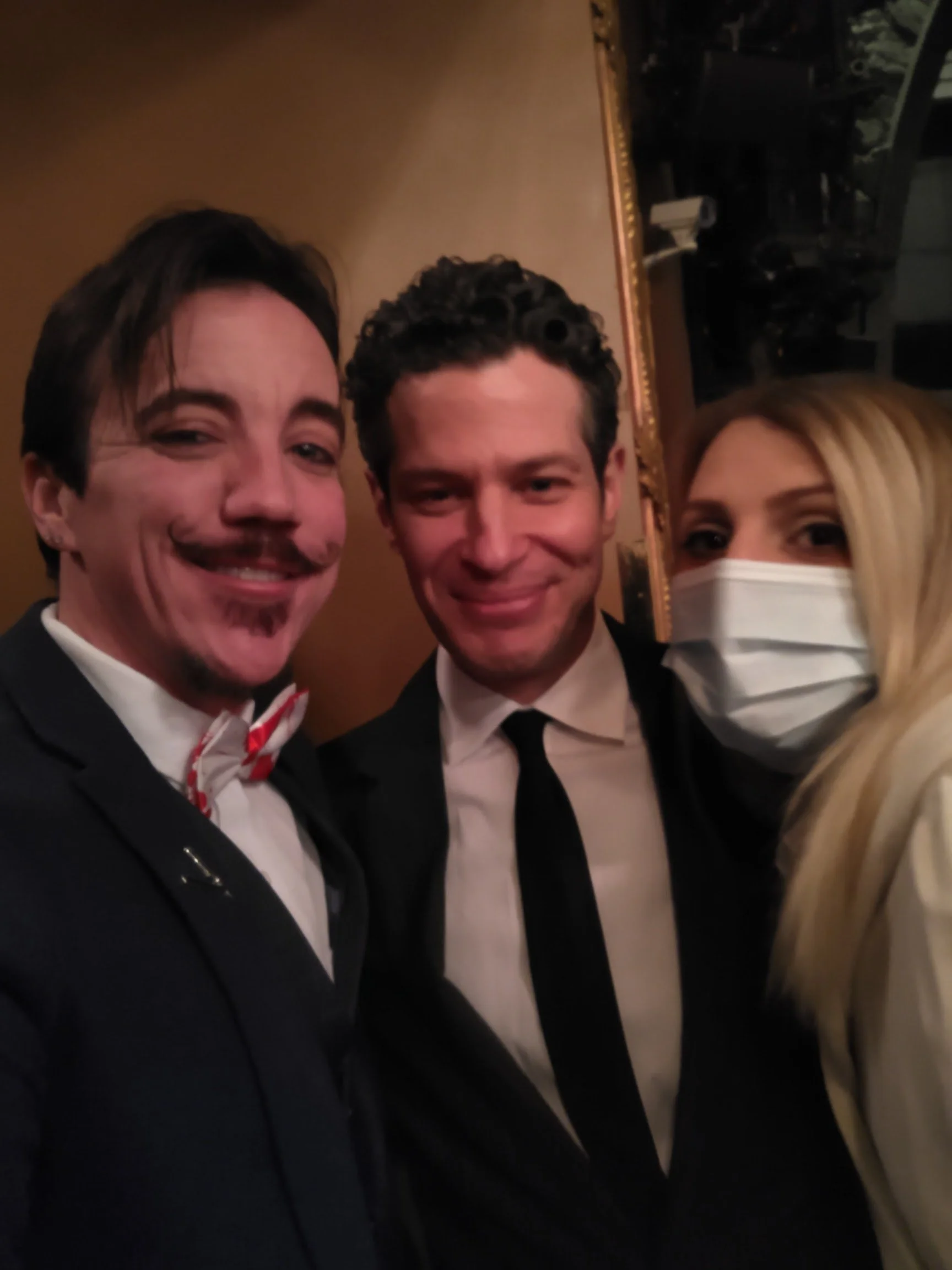  Hennessy Winkler, Tommy Kail and Annaleigh Ashford - opening night for Sweeney Todd on Broadway 