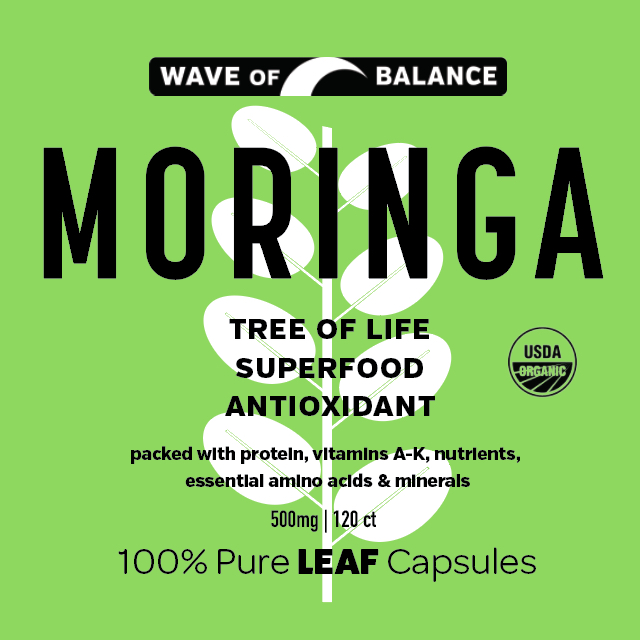 Moringa label design