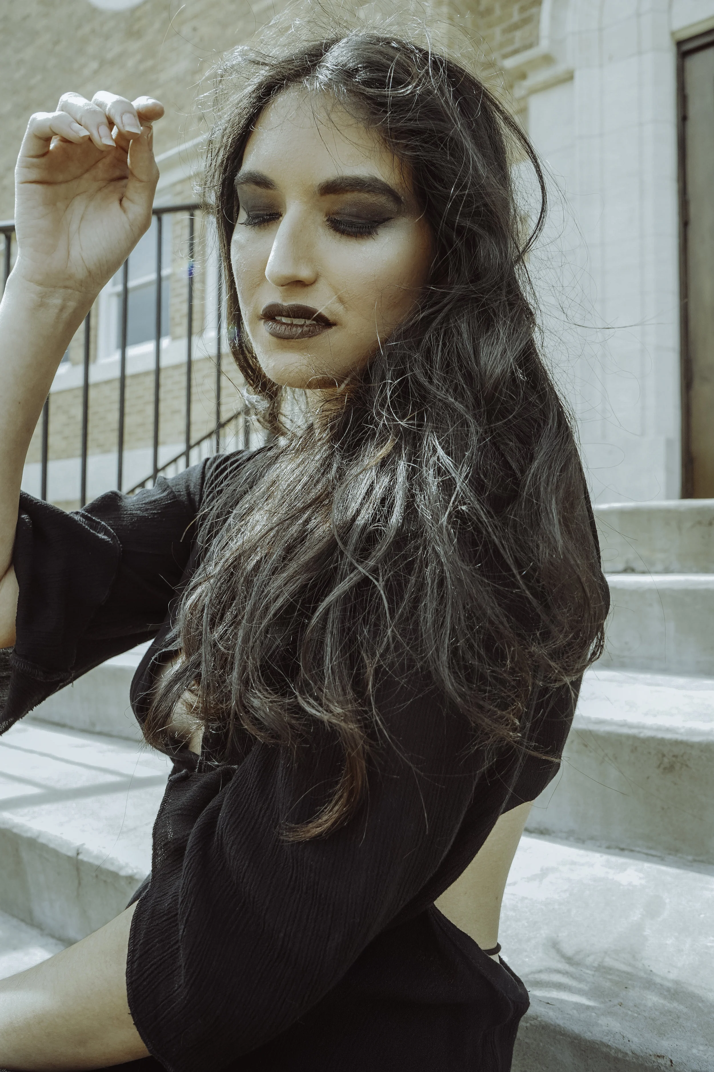 Model Jenèe Saldaña / HMUA: Anna Strother
