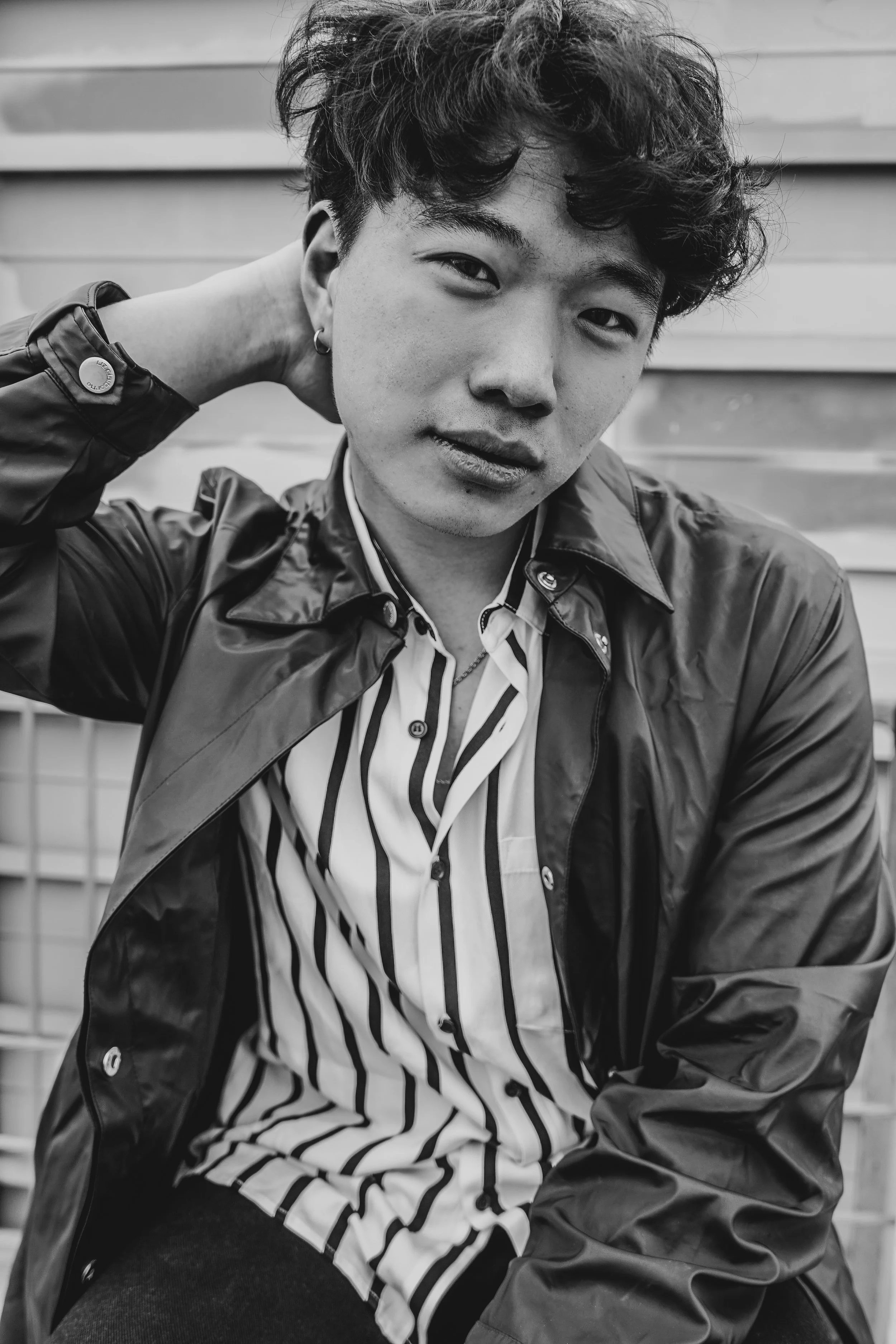 Model Jun Kim Styled by Melina Perez