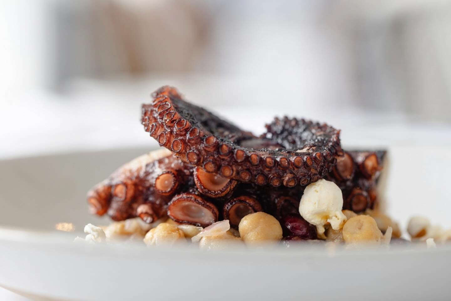 Incredible, delectable charred octopus dish at @bleuprovencenaples. 🤤