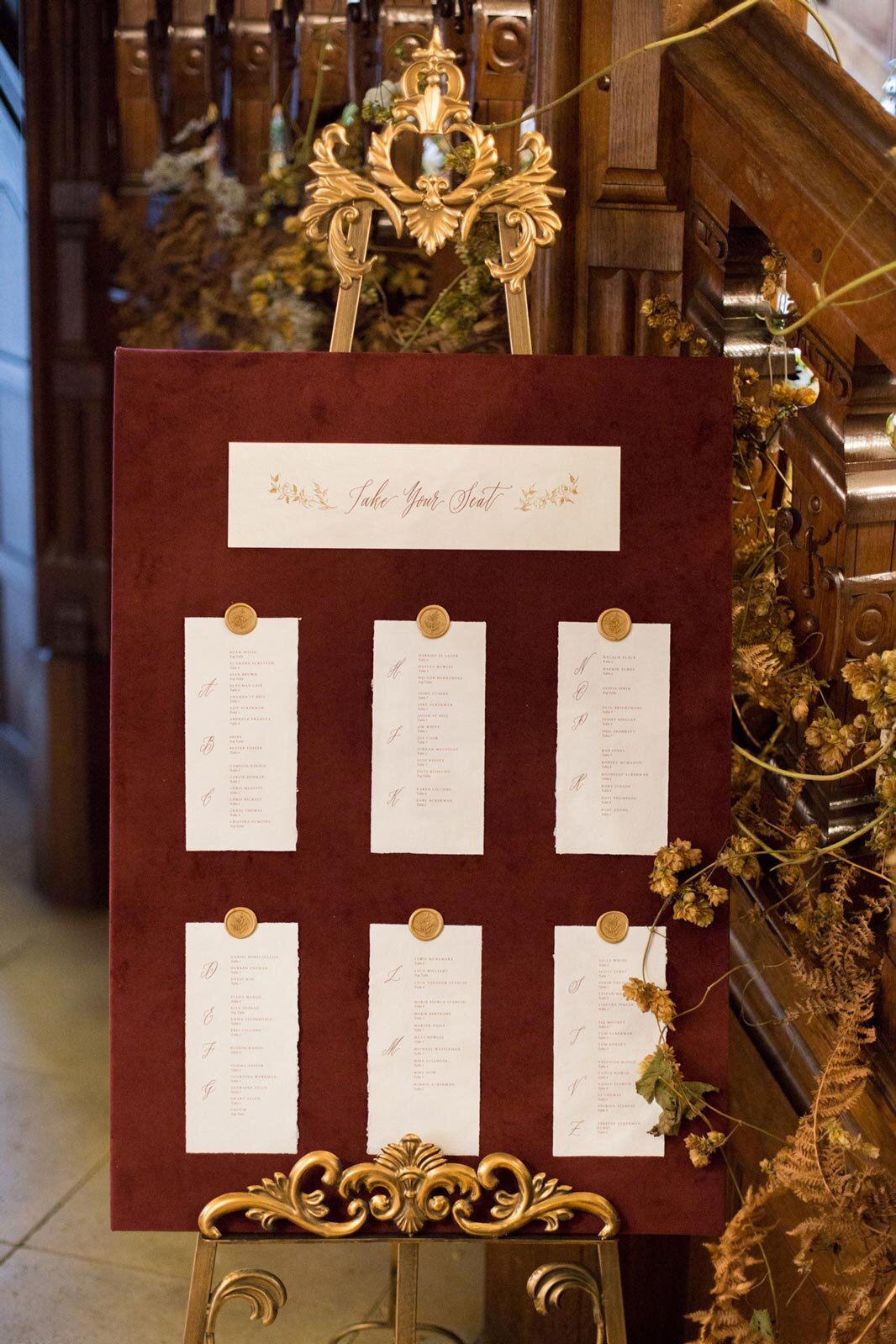 bespoke-wedding-calligraphy-table-plan-wax-seals.jpg
