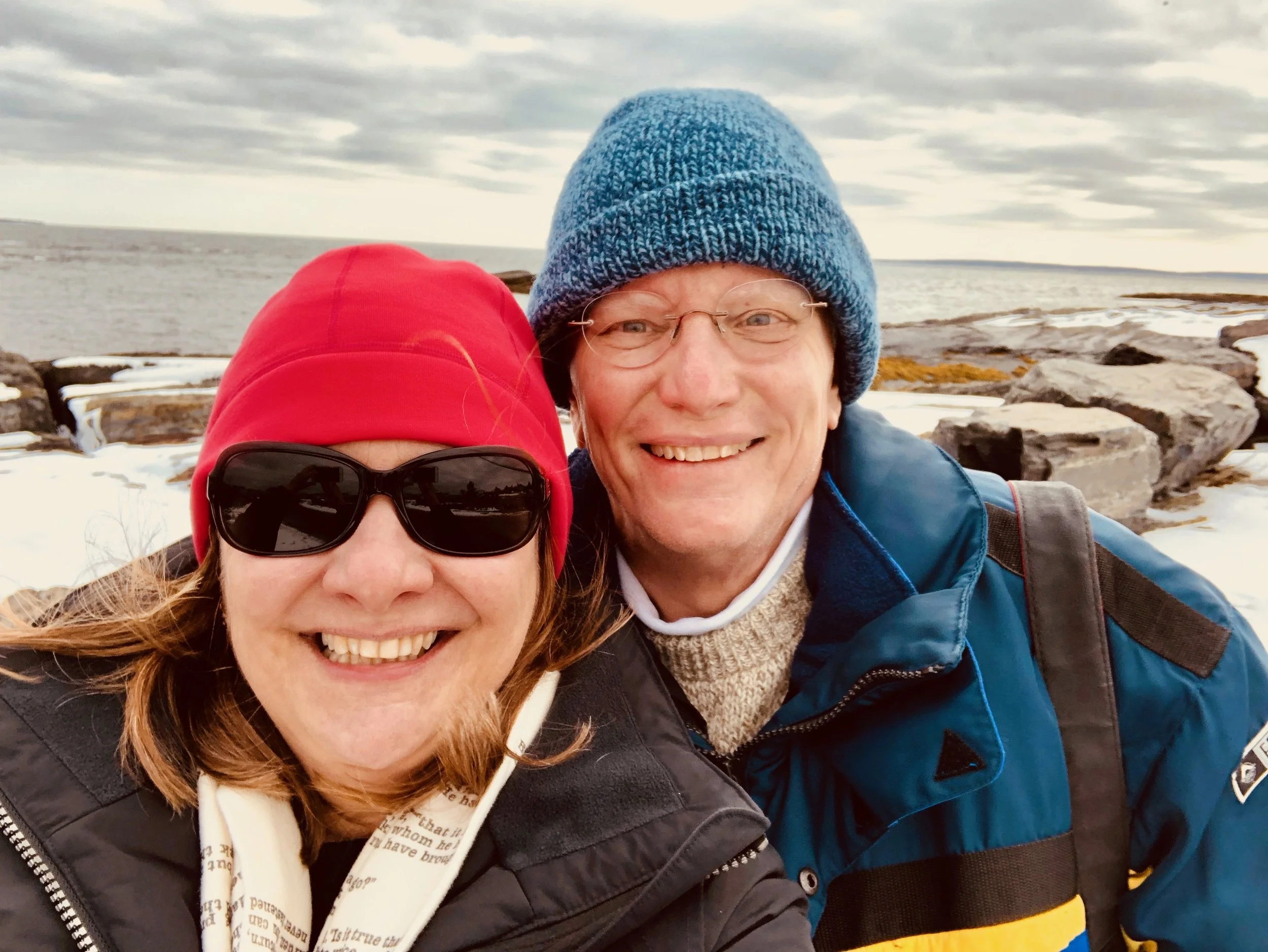 Cold and windy here - time for coats and hats! 