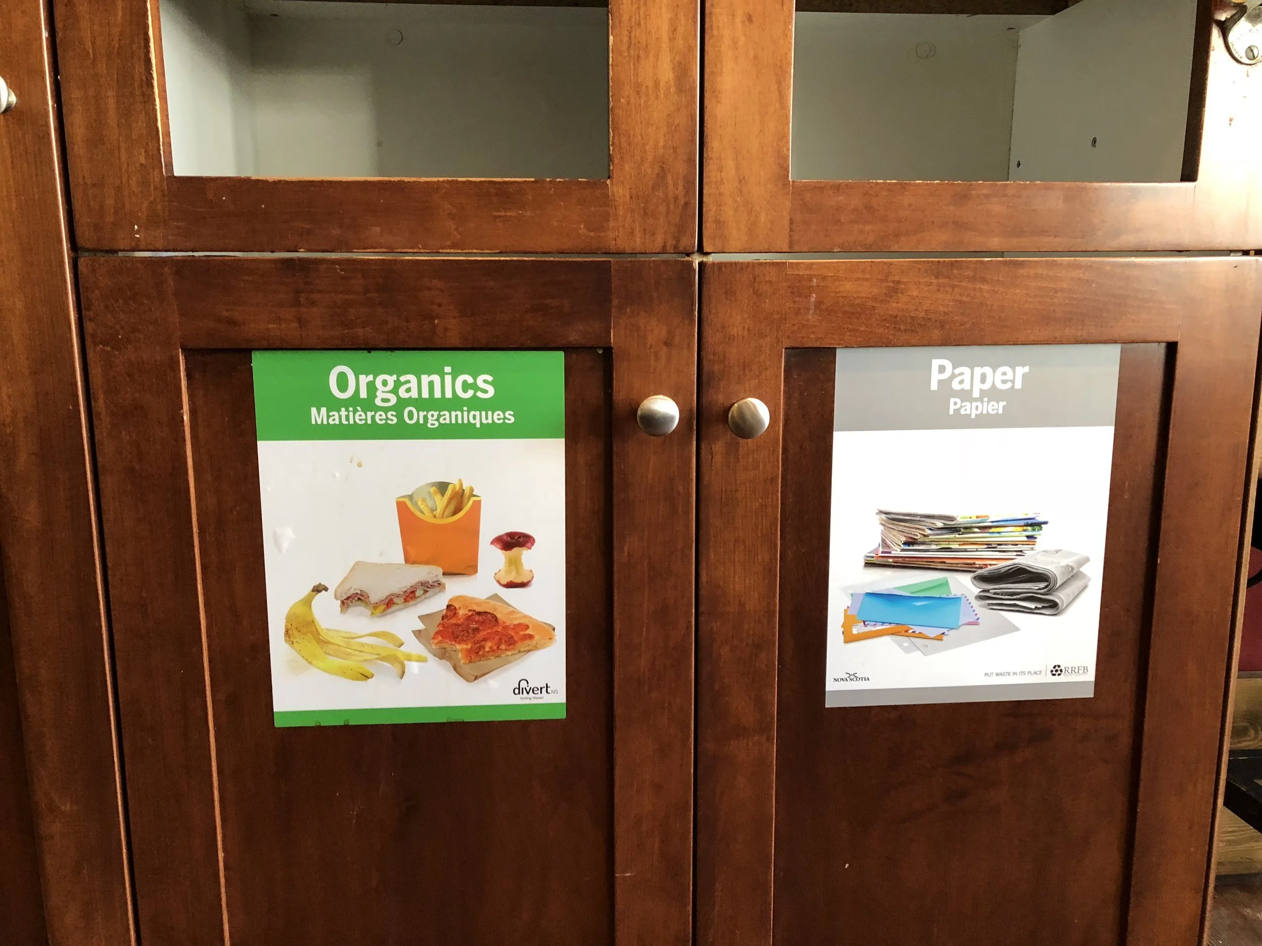 We also recycle in French.