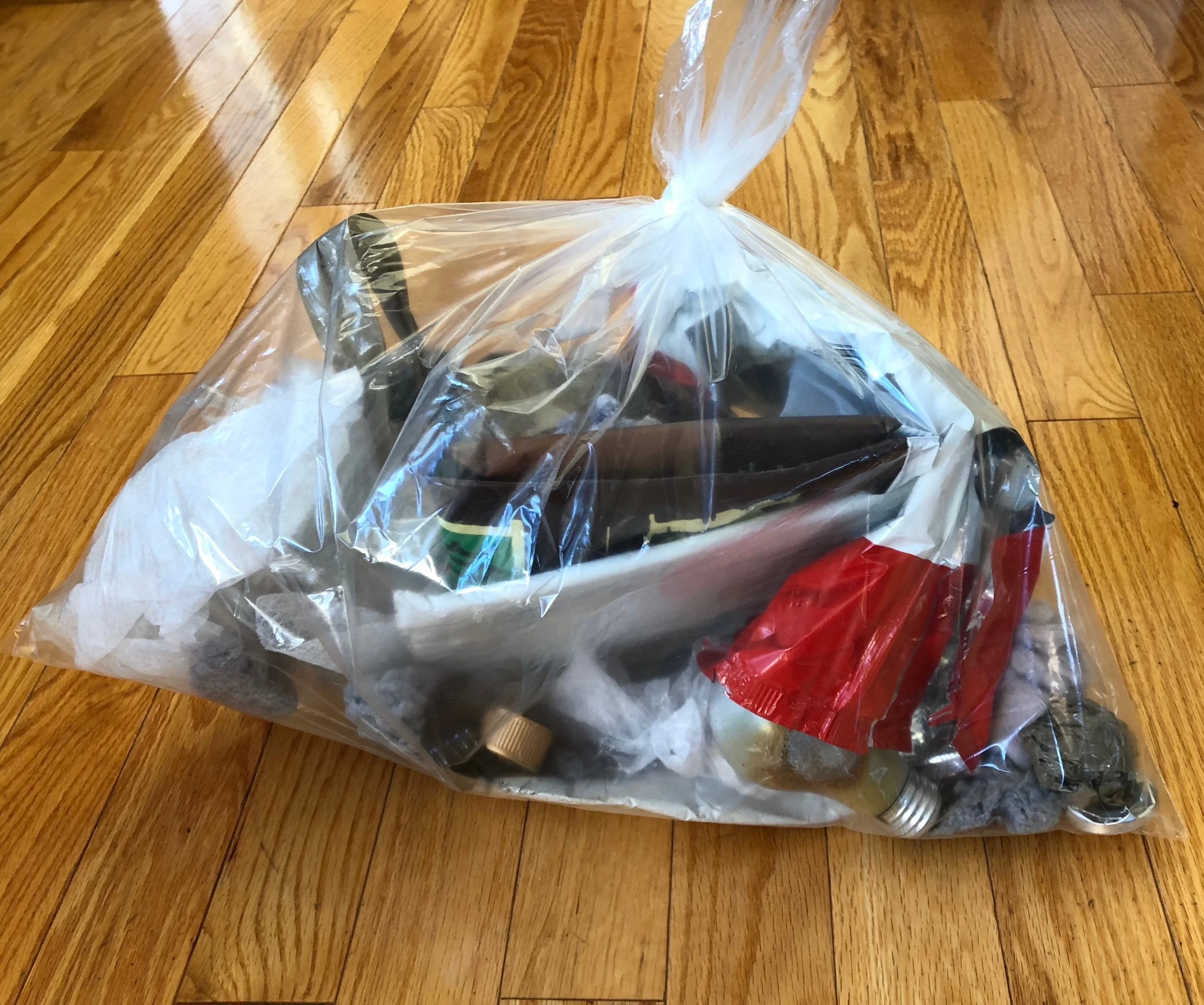 Two weeks of actual garbage